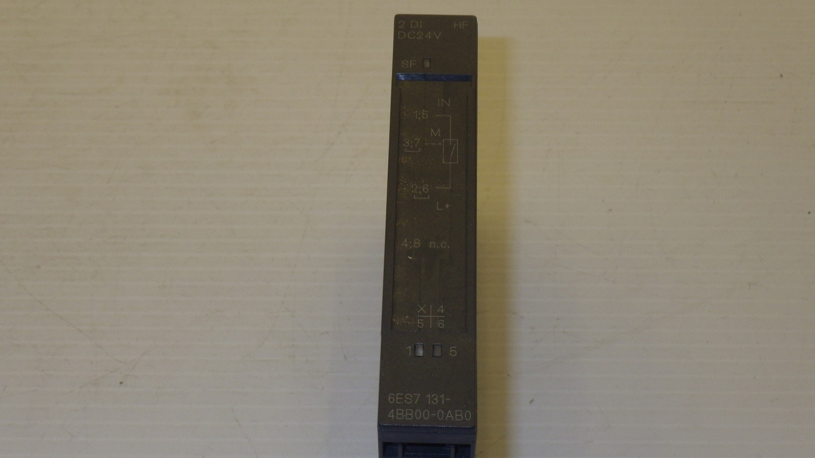 SIEMENS 6ES7 131-4BB00-0AB0 INPUT MODULE, 2 DIGITAL INPUT, 24VDC, NNB