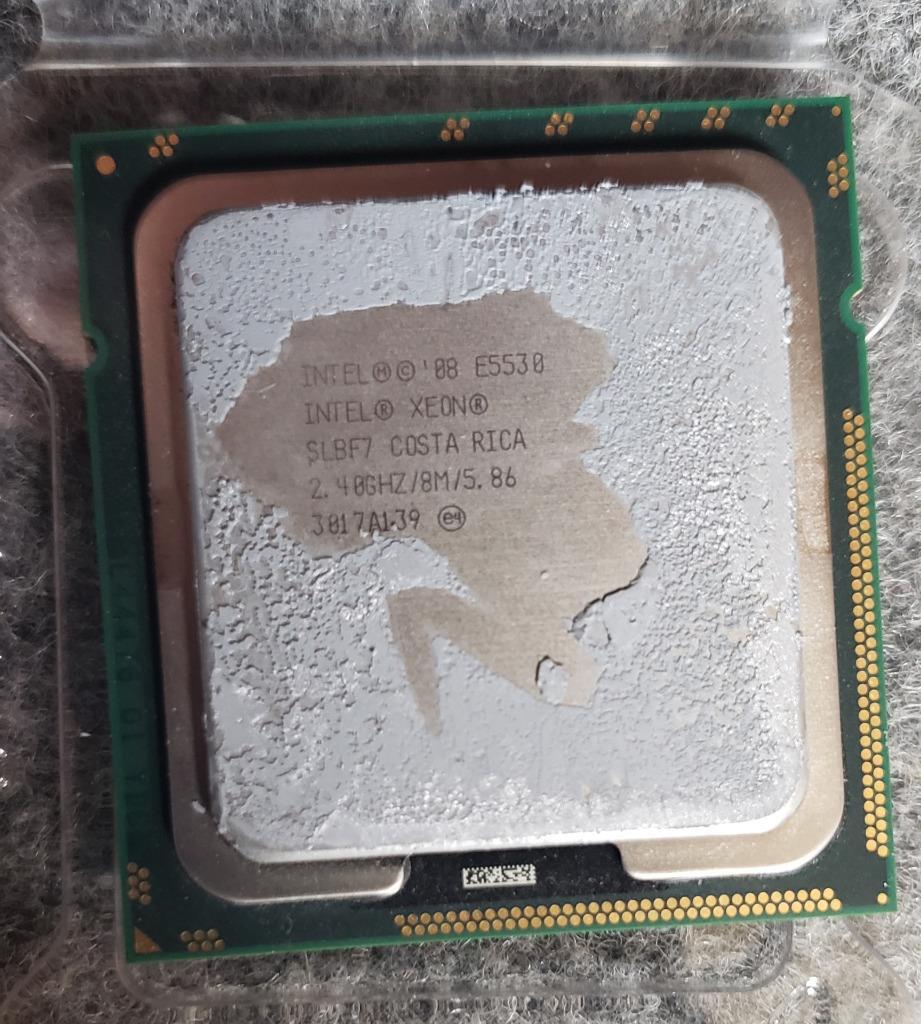 Intel Xeon E5530 2.4GHz Quad-Core SLBF7  Pulled from a working system
