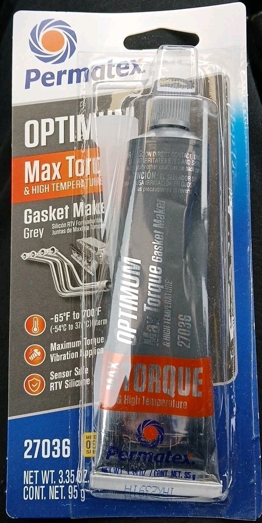 Permatex 27036 Optimum Max Torque Gasket Maker Grey - 3.35 Oz