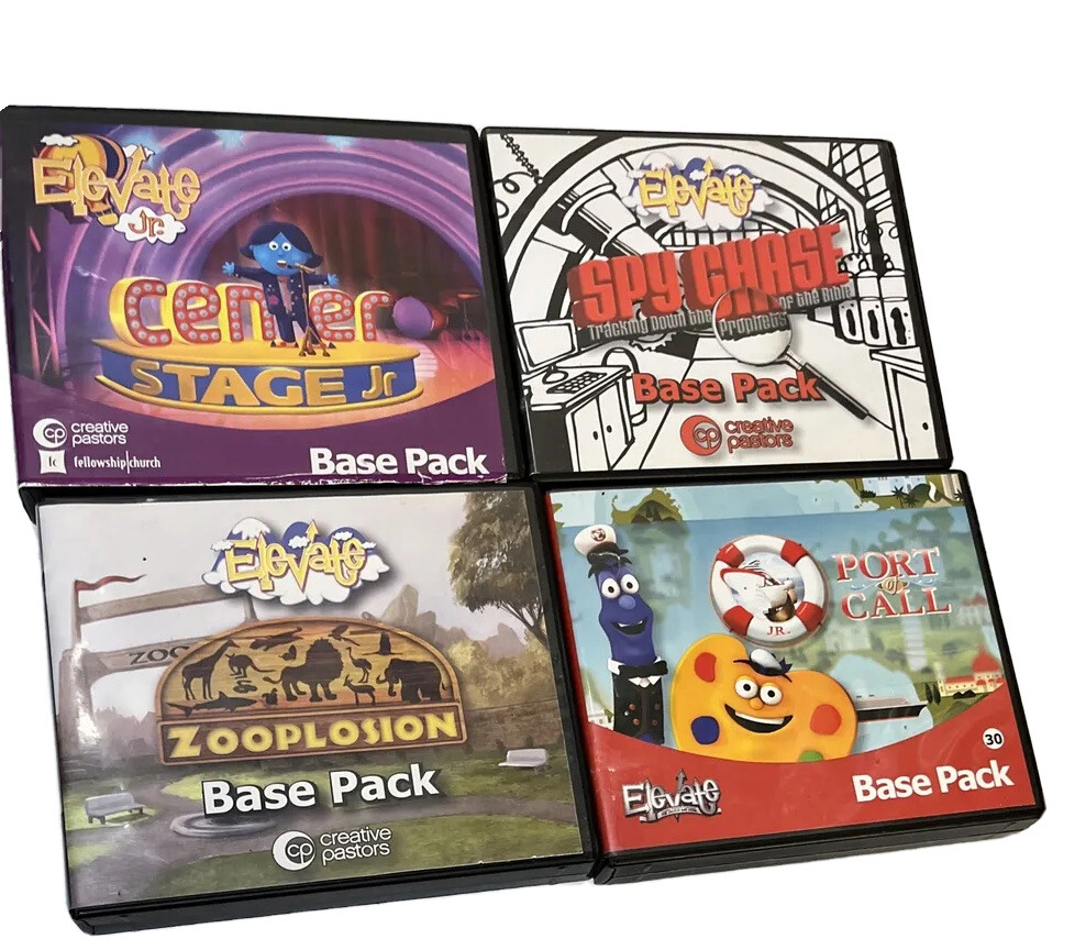 Lot of 7 ELEVATE Jr  Base Packs Creative Pastors Church Ministry