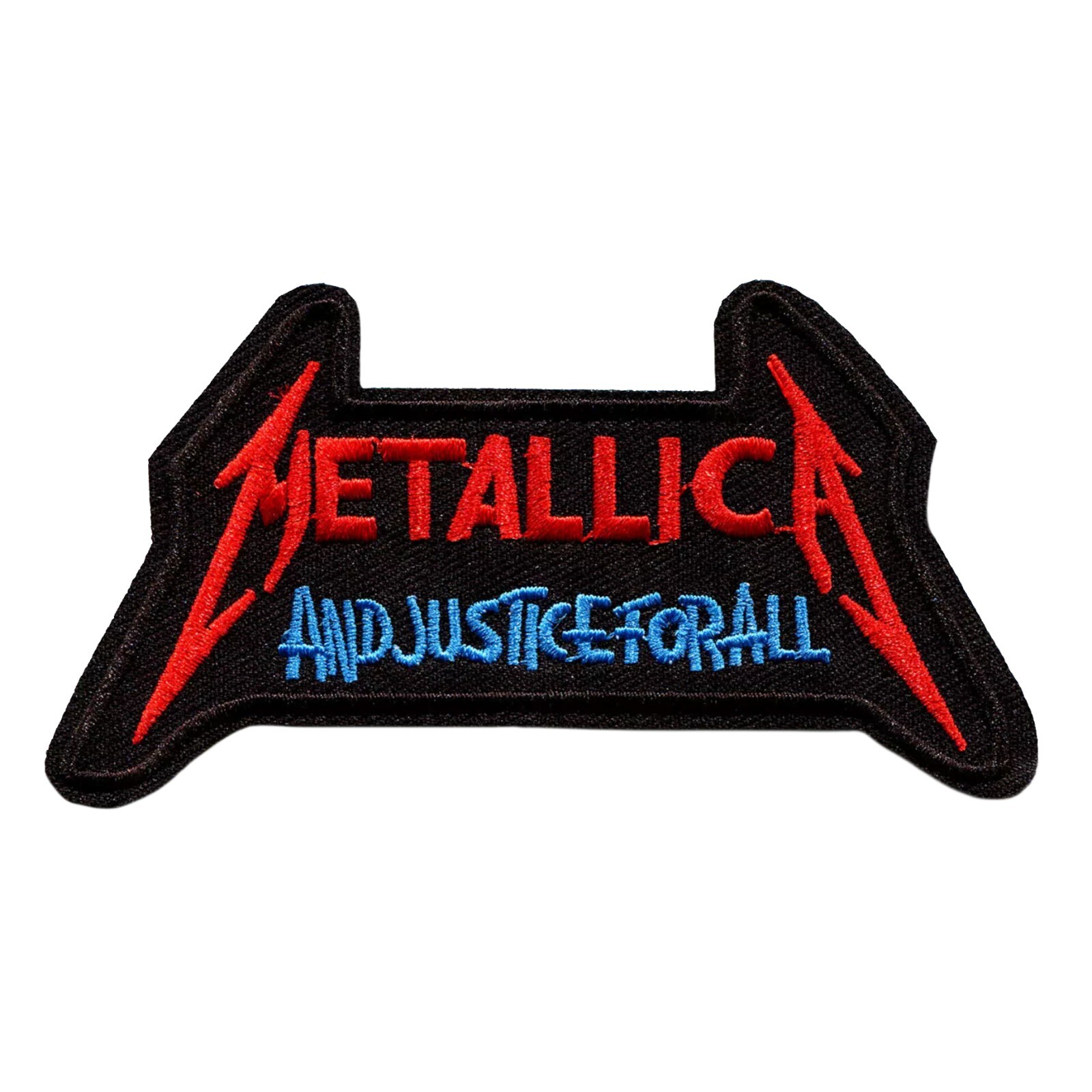 Metallica And Justice For All Embroidered Iron-On Patch Heavy Metal Rock Band