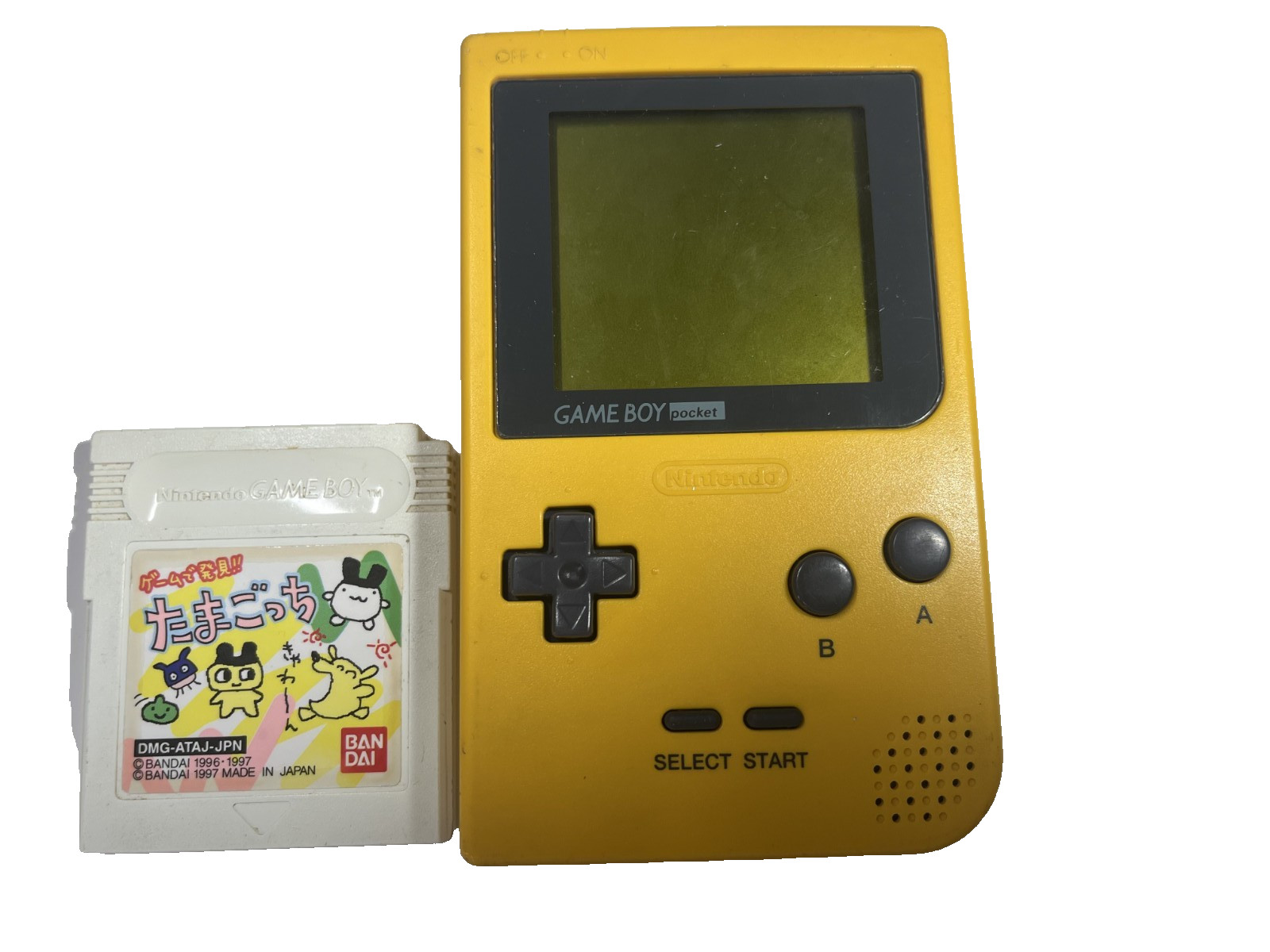 Nintendo GameBoy Pocket yellow Console GBP Tested Working Japan