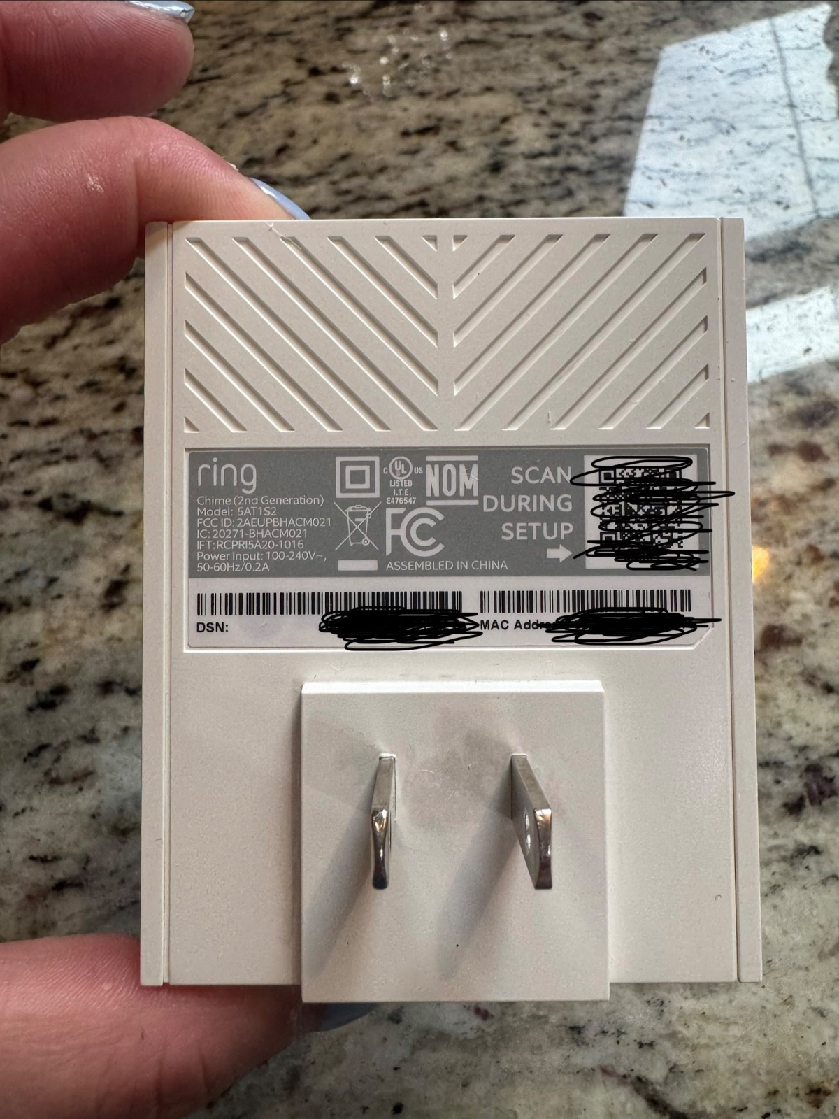 Gently Used Ring Chime (2nd Generation) – Ring Camera Doorbell Accessory