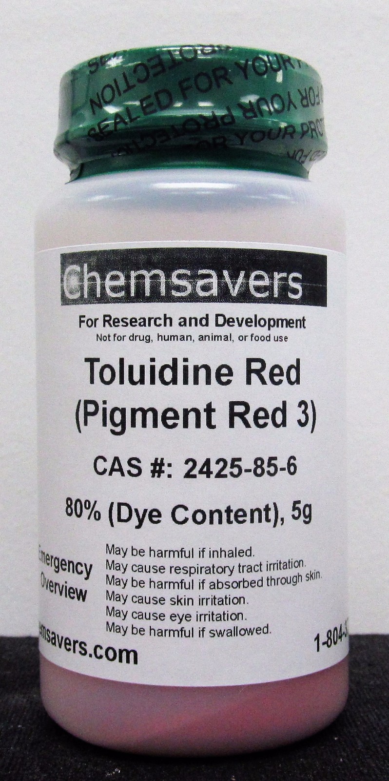 Toluidine Red (Pigment Red 3), 80% (Dye Content), 5g