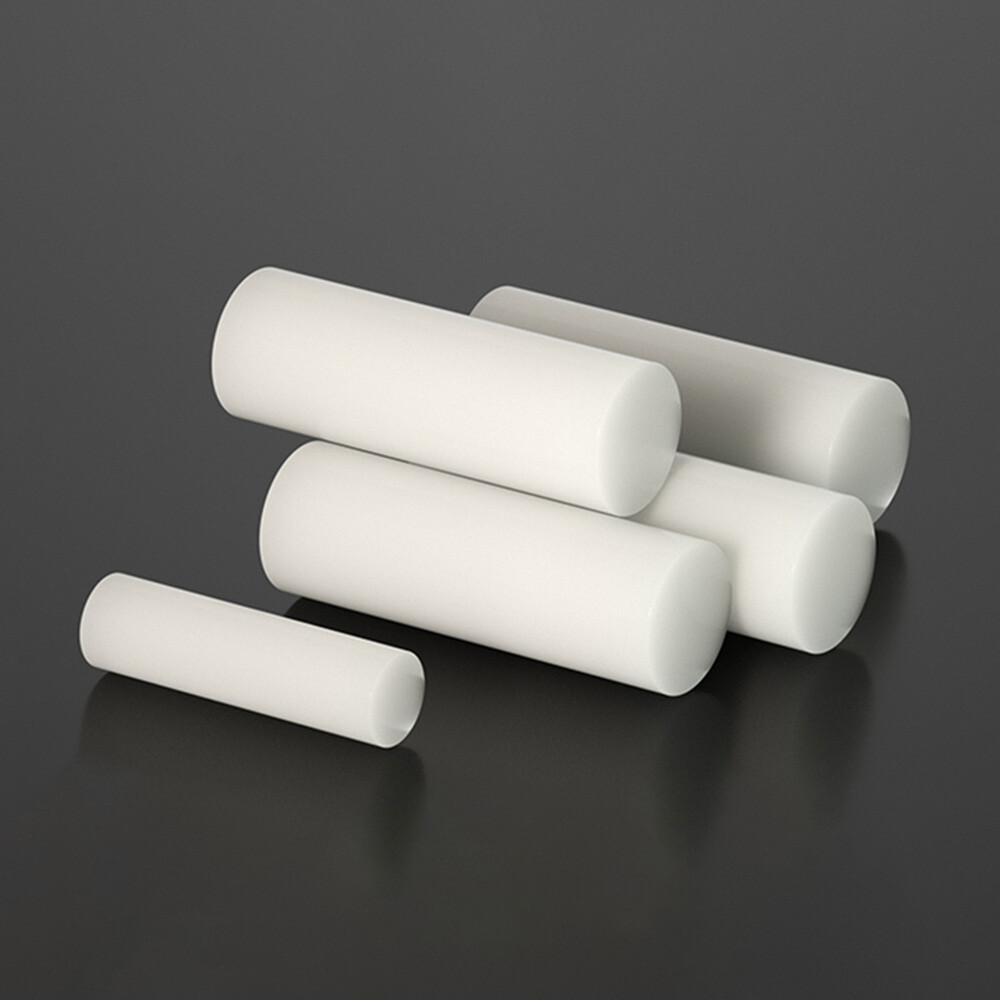 18mm-60mm Diameter White Nylon Solid Column Pin Coupling Plastic Rod Round Bar