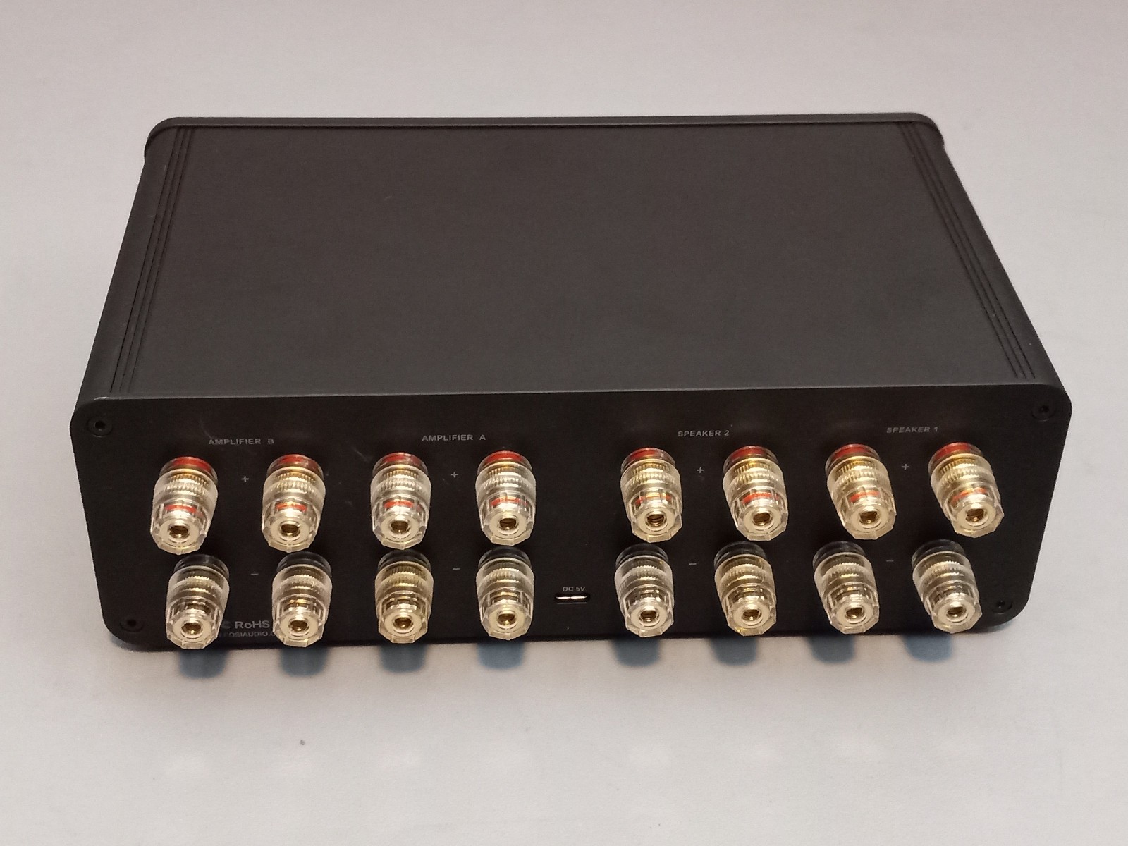Fosi Audio LC30 VU Meter Amplifier Speaker Selector Switch Box Audio Visualizer