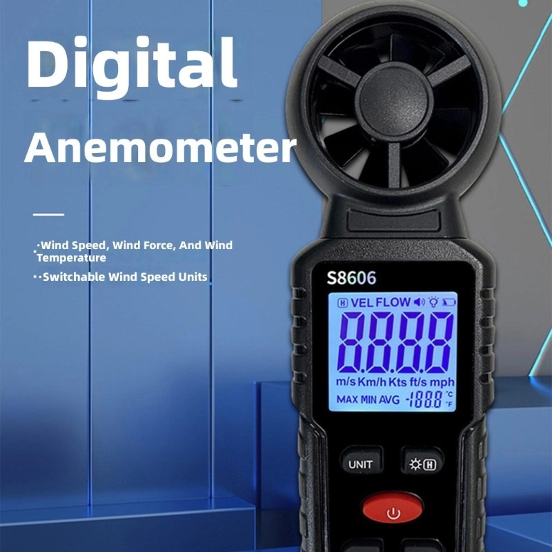 Upgrades Wind Meter ABS Wind Meter for Accurate Speed Measurement