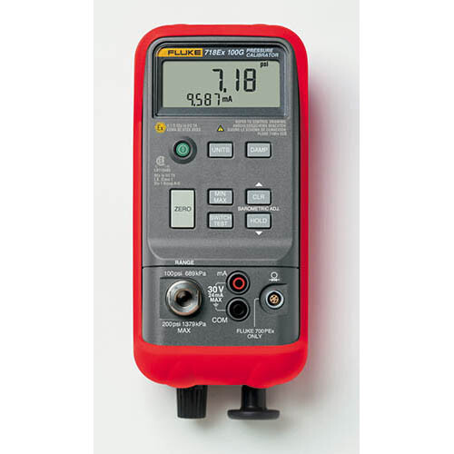 Fluke 718EX 300 Intrinsically Safe Pressure Calibrator, -12 to 300 psi