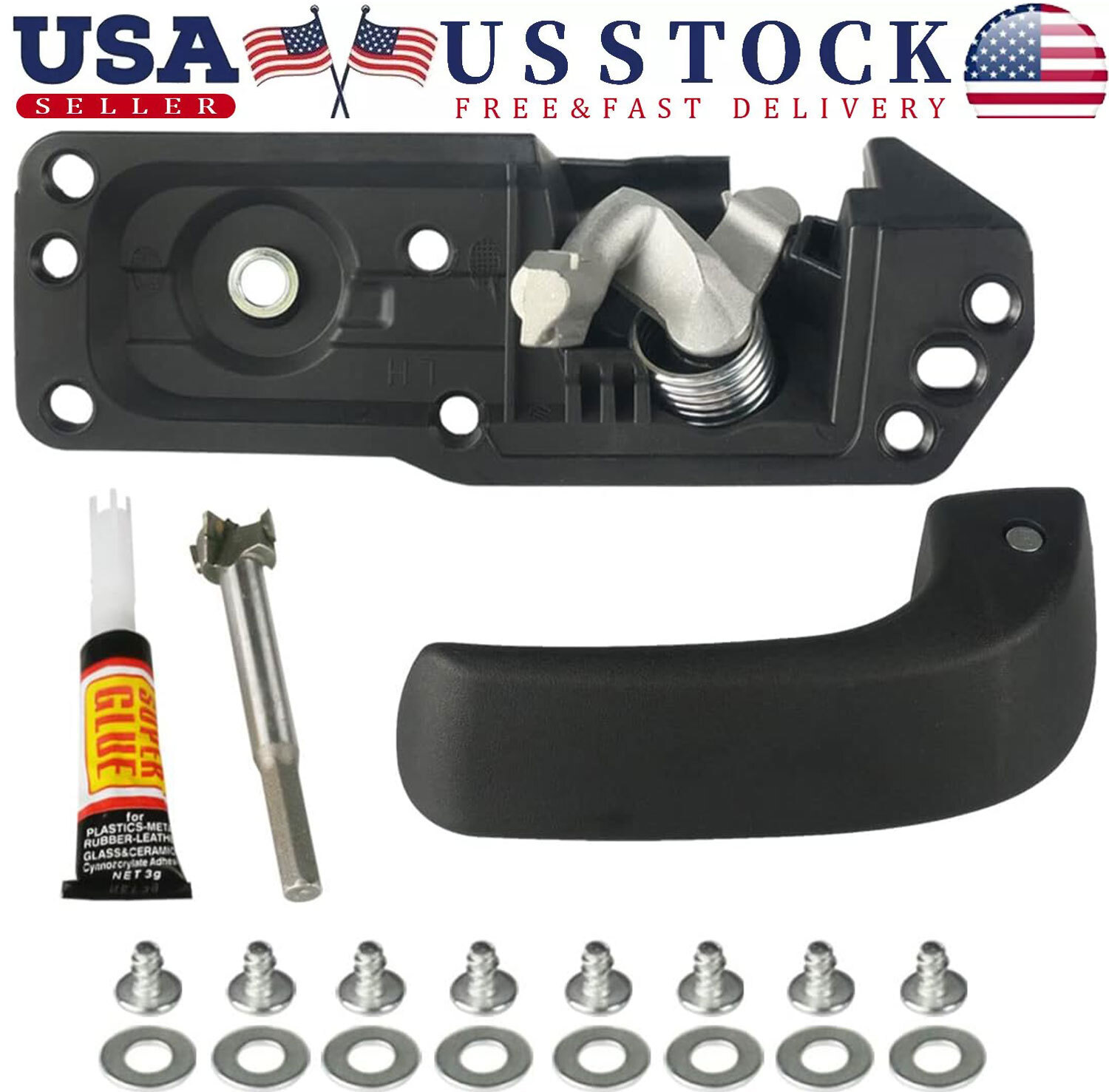 Door Handle Repair Kit Interior Inside LH For 2007-14 Chevy Silverado 1500-3500