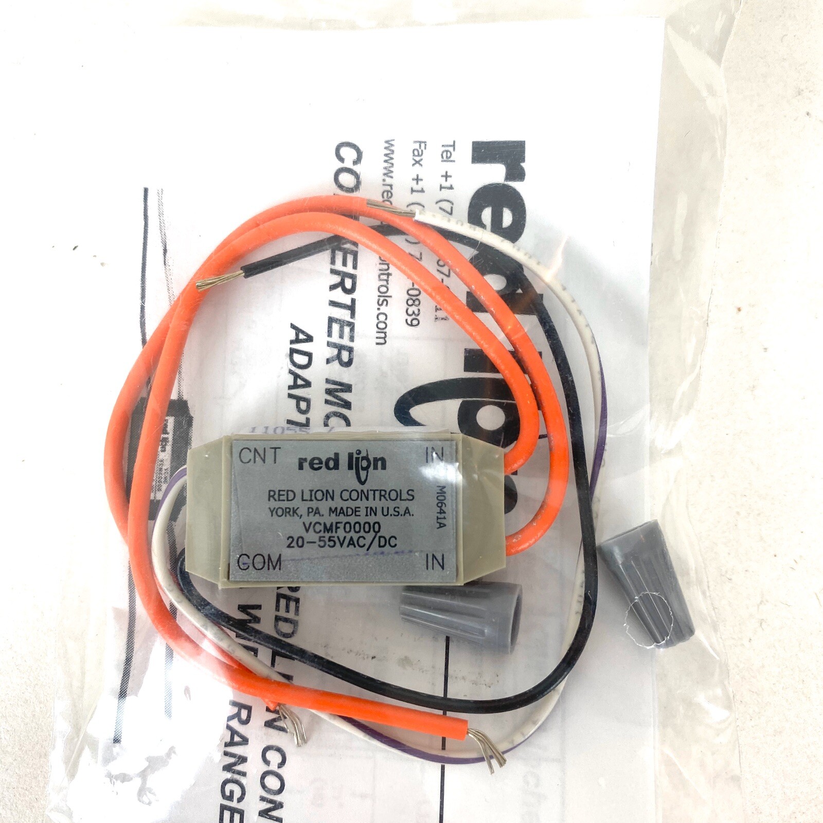 Red Lion Controls Converter Module VCMF0000 Sealed New 20-55 Vac/dc 9665