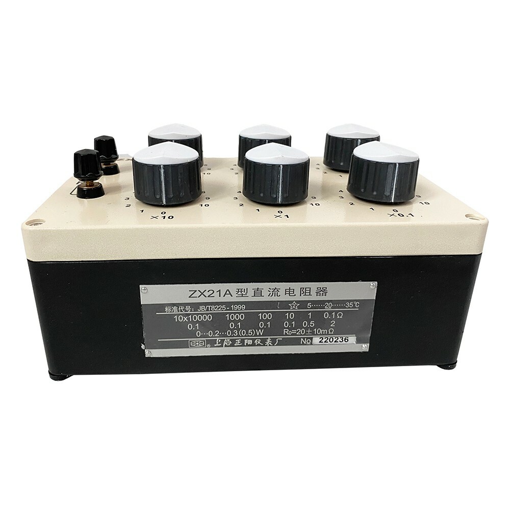DC Resistance Box Precision Adjustable DC Bridges Decade Resistor Resistance Box
