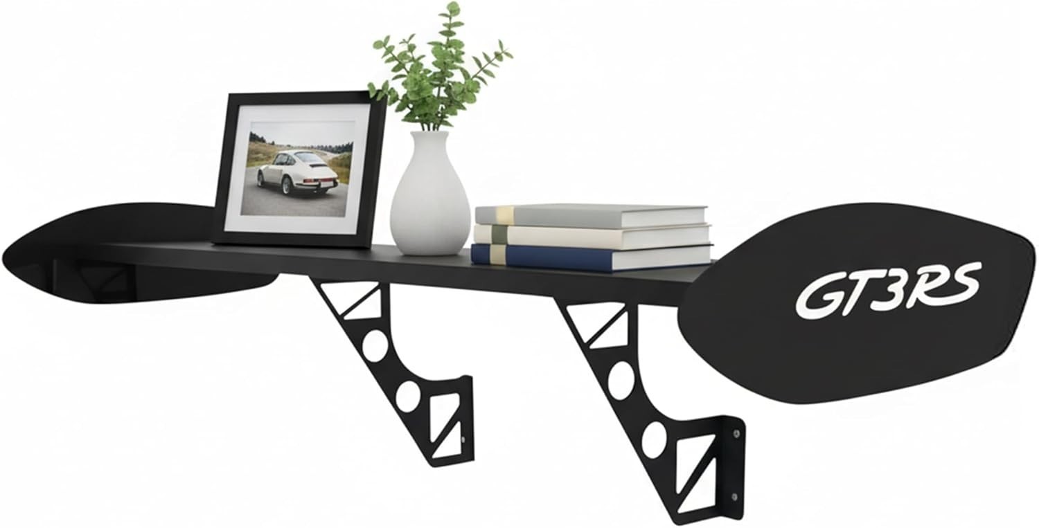 GT3RS Spoiler Shelf – Wall Mounted Car Shelf - Garage Shelving
