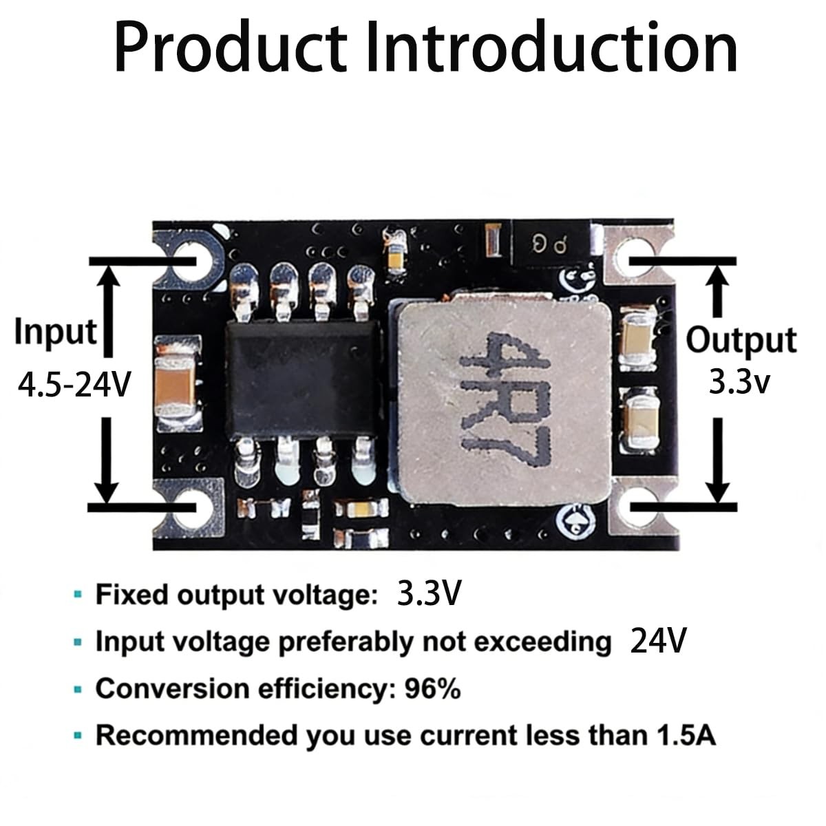 10-Pack DC-DC Adjustable Step-Down Voltage Regulator Module Kit - 5V-30V Inpu...