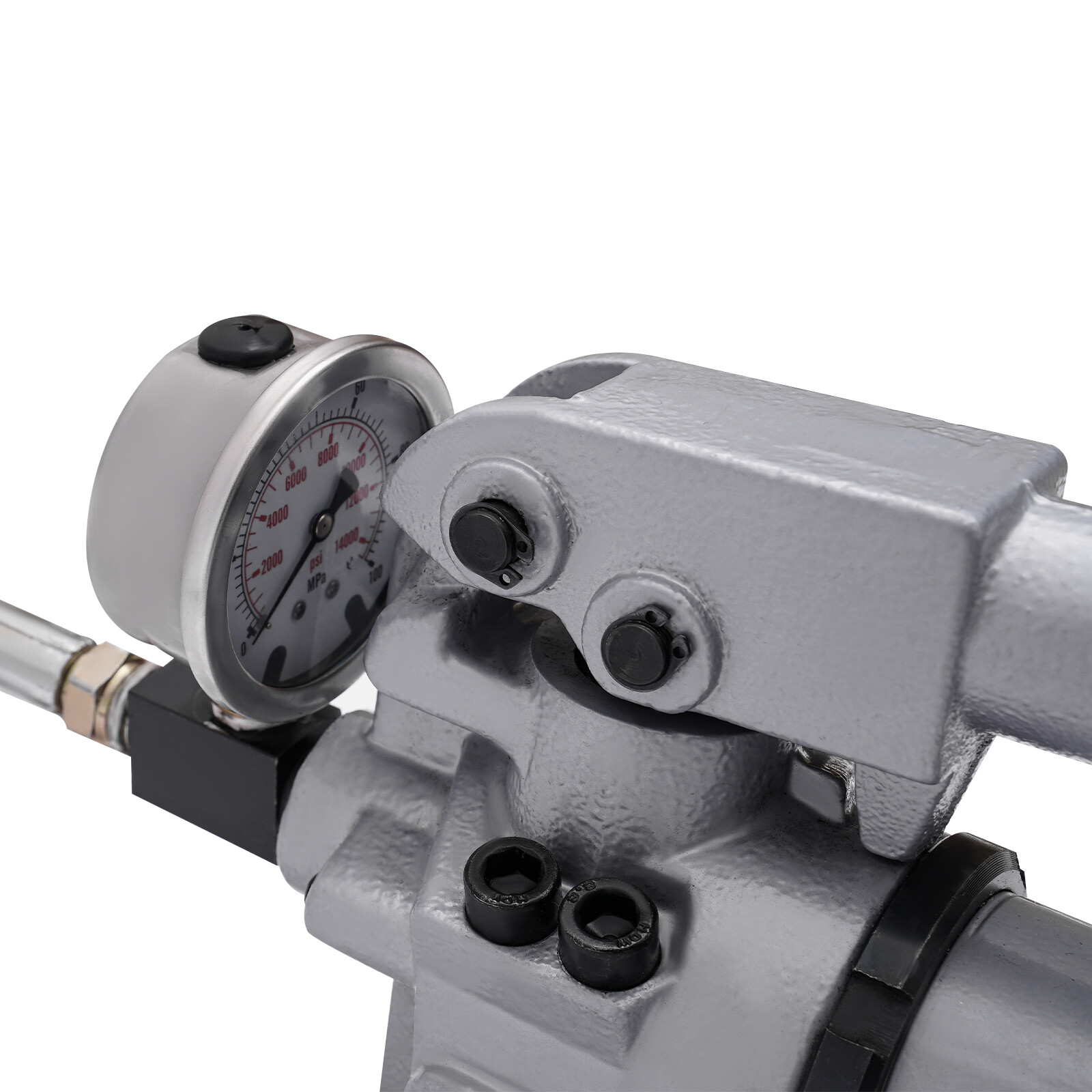 Manual Hydraulic Hand Pump Hydraulic Hand Pump with Pressure Guage US STOCK