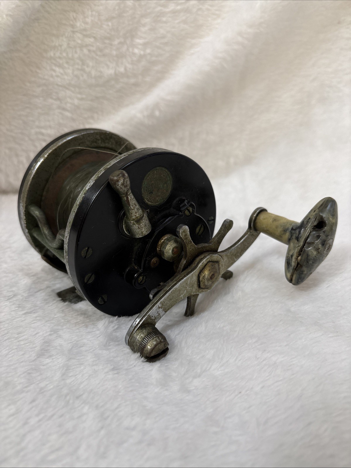 Vintage Ocean City Bay City Model 250 Saltwater Bait Casting Fishing Reel