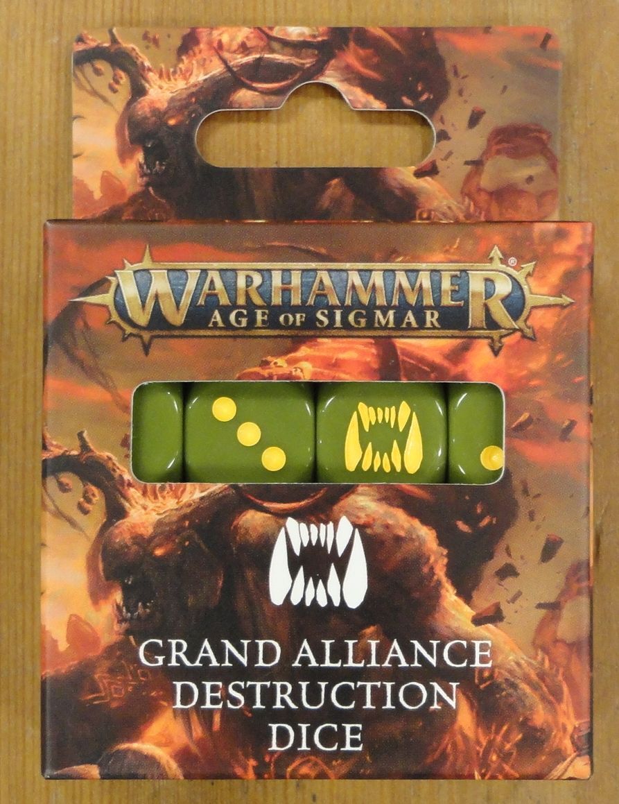 Warhammer Age of Sigmar Grand Alliance Destruction Dice GAW80-23