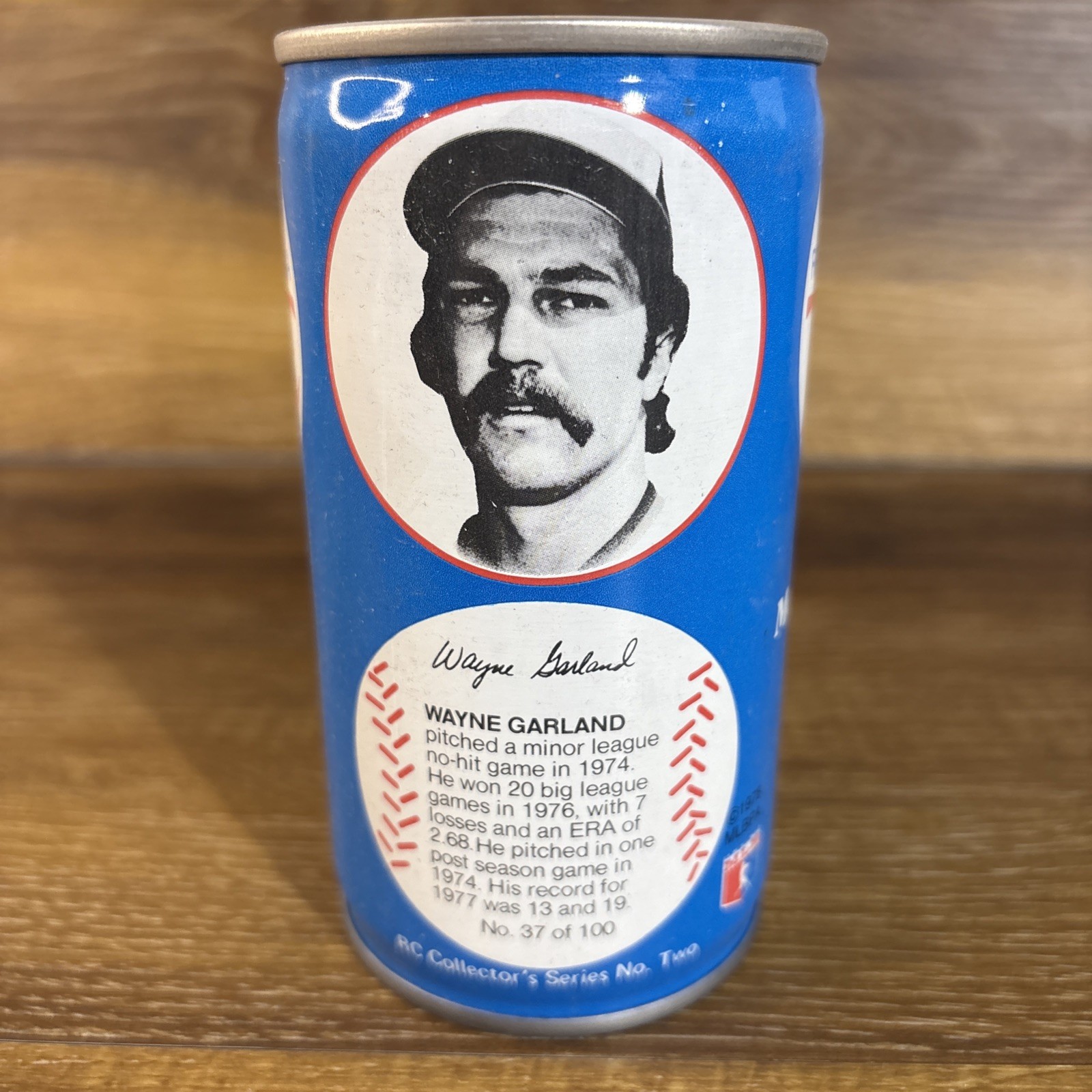 1978 Royal Crown RC Cola Baseball Collectors Series 2 Wayne Garland # 37 of 100