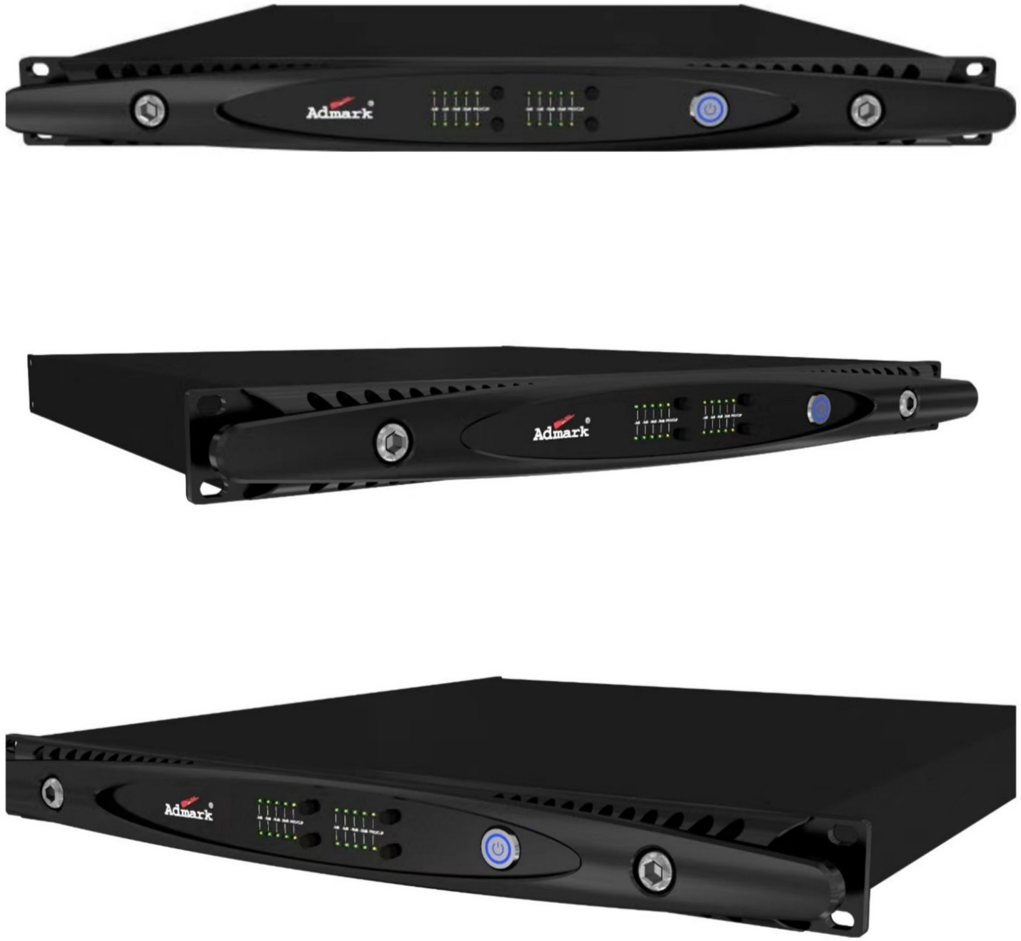 Admark AD442 New Face 4-Channel Amplifier Higher Power Density with Less Heat
