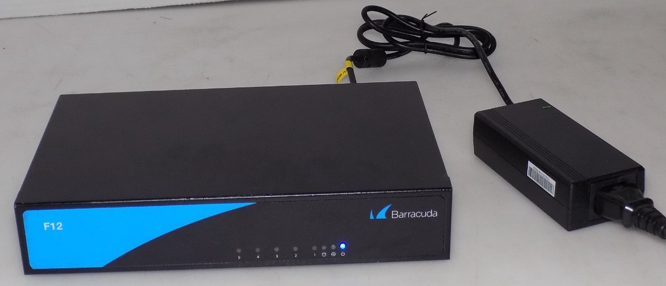 Barracuda Networks CloudGen Firewall F12 MODEL SCB-6988A-BCA W/POWER SUPPLY