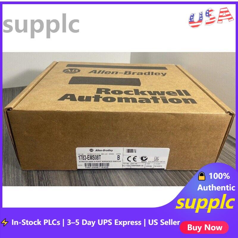 Allen Bradley 1783-EMS08T Stratix 6000 8-Port Ethernet Switch  AB  US Free Tax