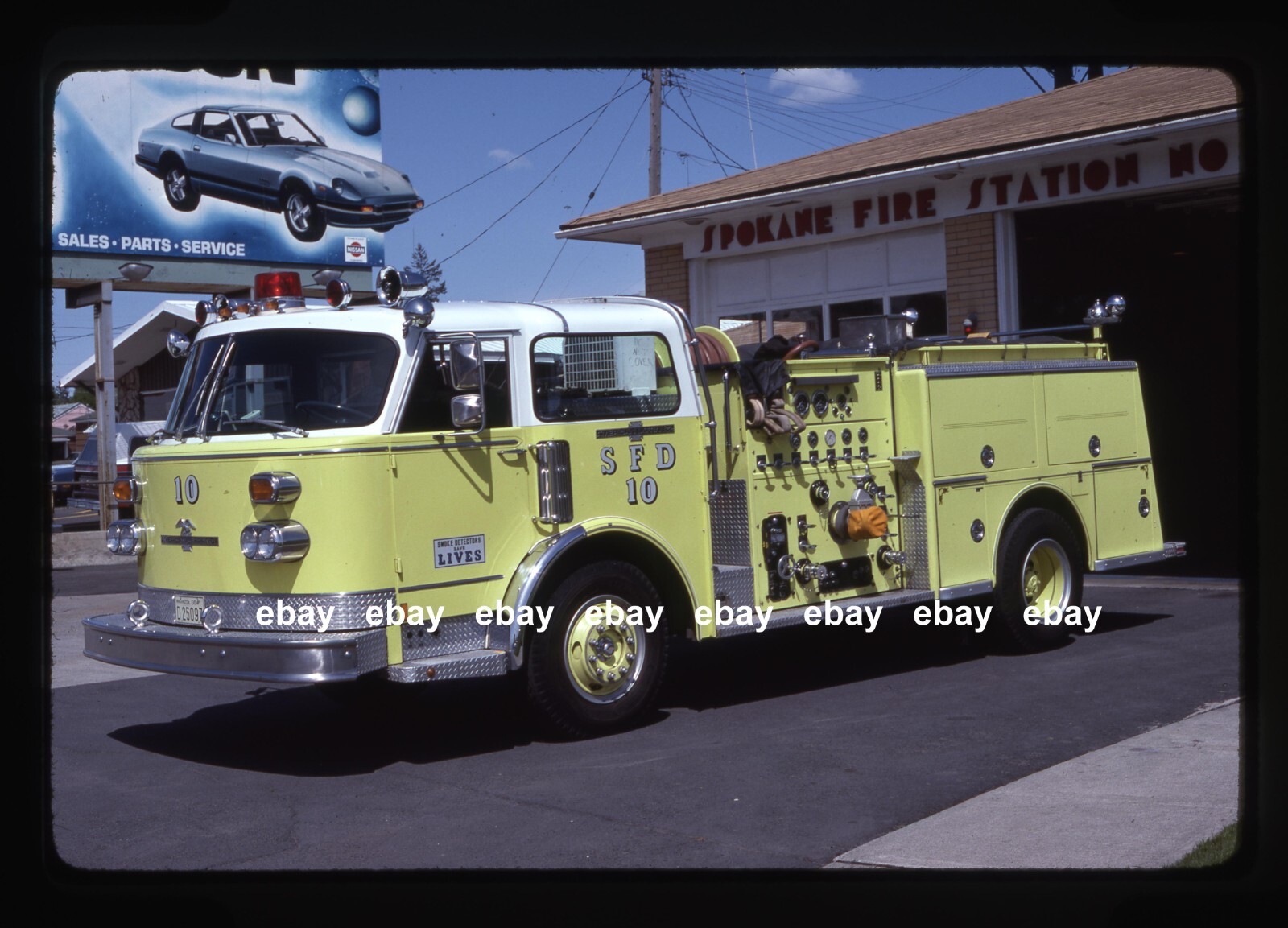 Spokane WA 1977 American La France pumper Fire Apparatus Slide