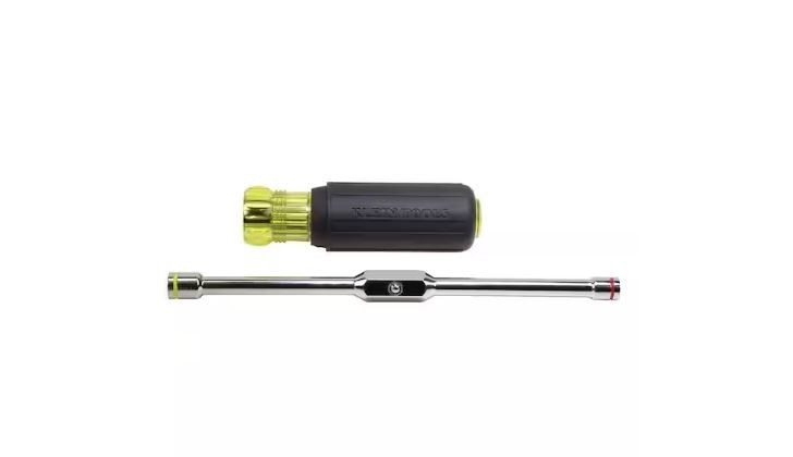 Klein Tools 65064 Hex Head 2-in-1 Nut Driver, 1/4-Inch and 5/16-Inch