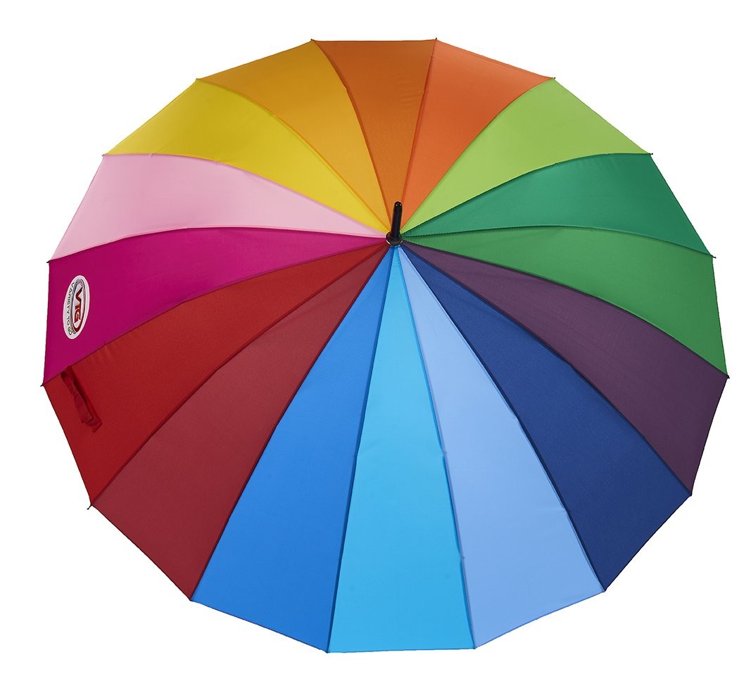 ® Rainbow Umbrella, Rainbow Umbrella Large, Compact, Windproof, Auto Open, 16...