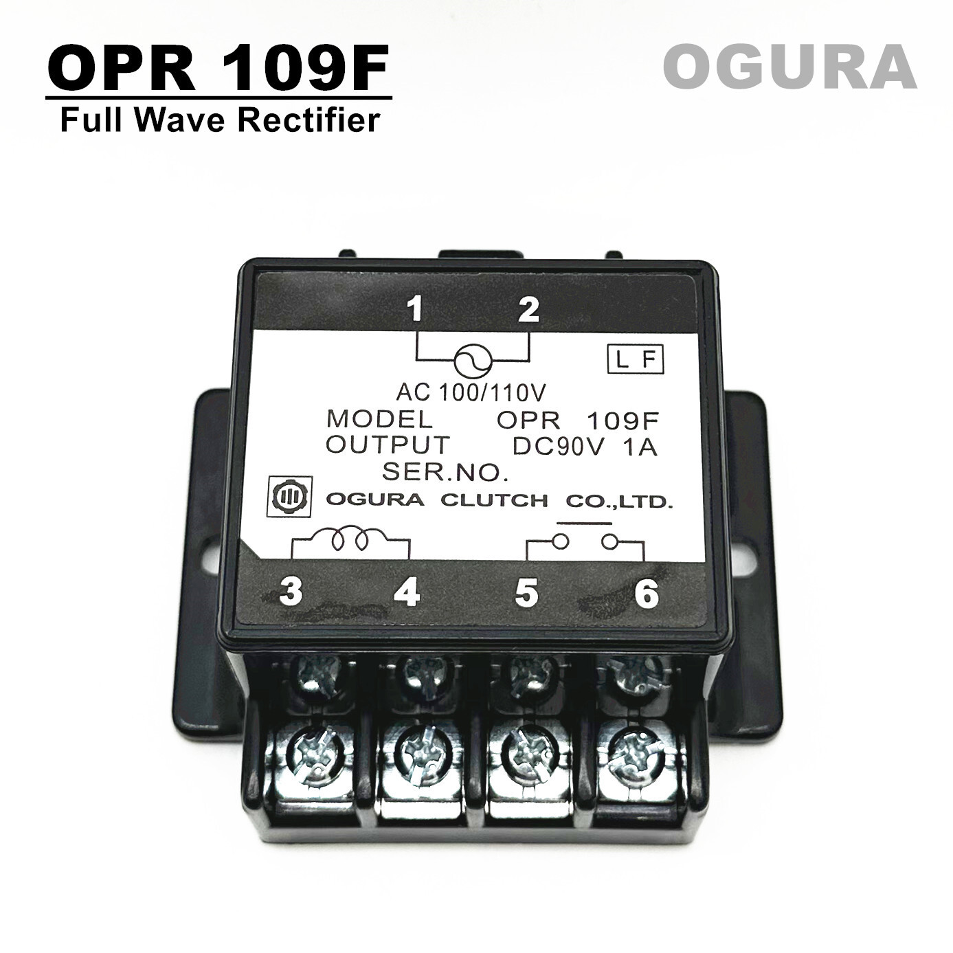 AC100/110V Rectifier module DC90V 1A OGURA Full Wave power transformer OPR 109F