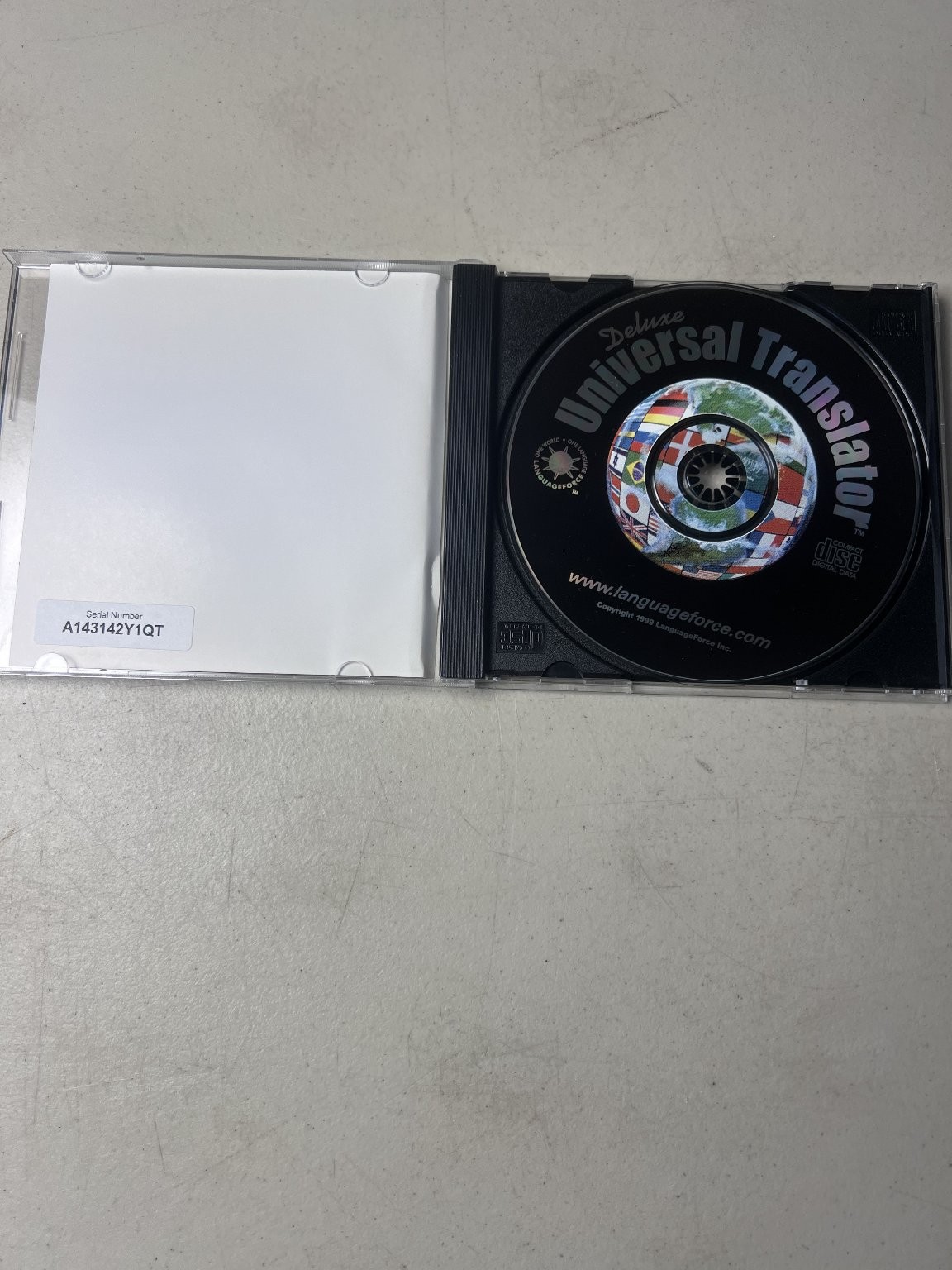LanguageForce Universal Translator Deluxe Software 1999 CD