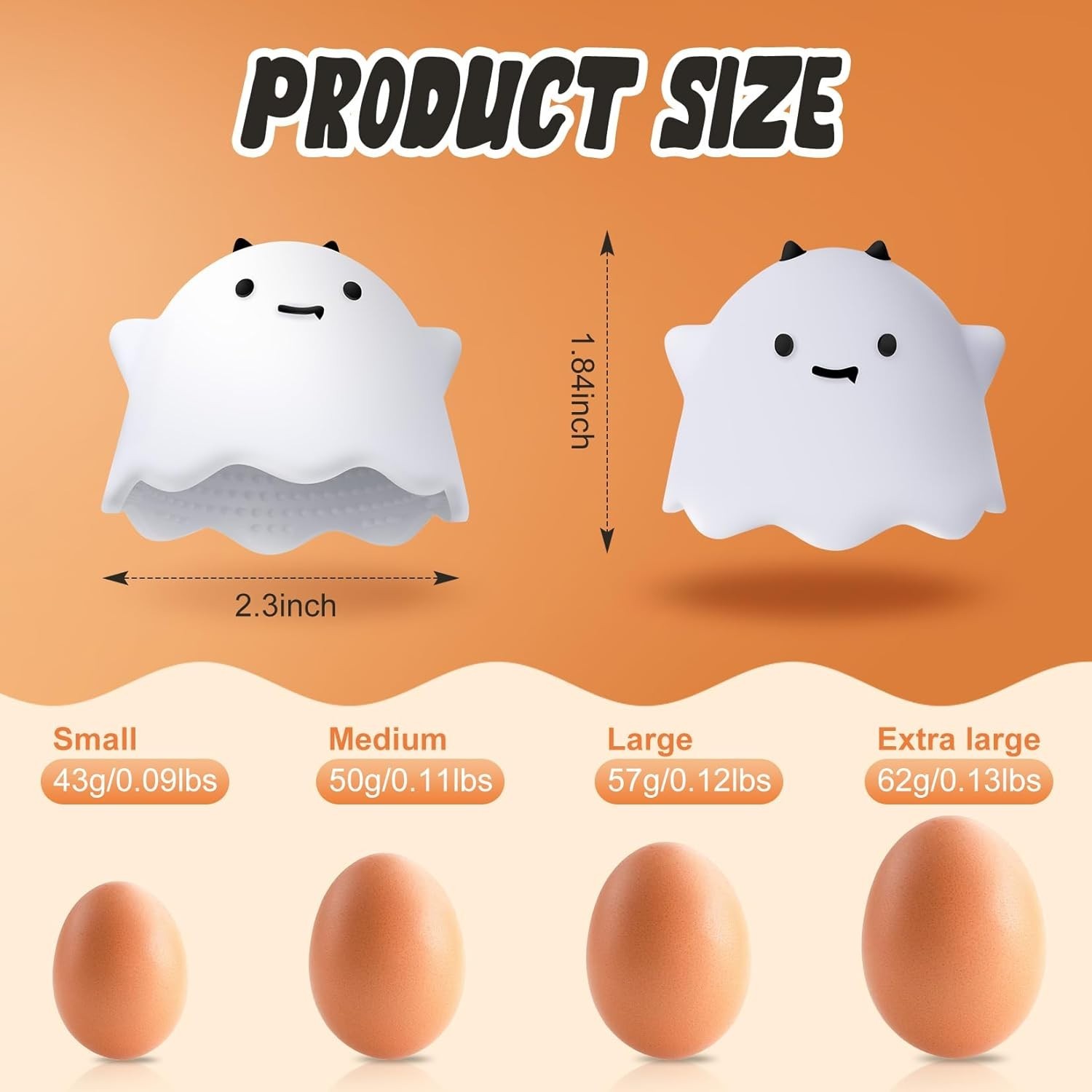 Versatile 2Pcs Silicone Egg Cleaner - Perfect for Fresh Eggs, Fruits & Veggies