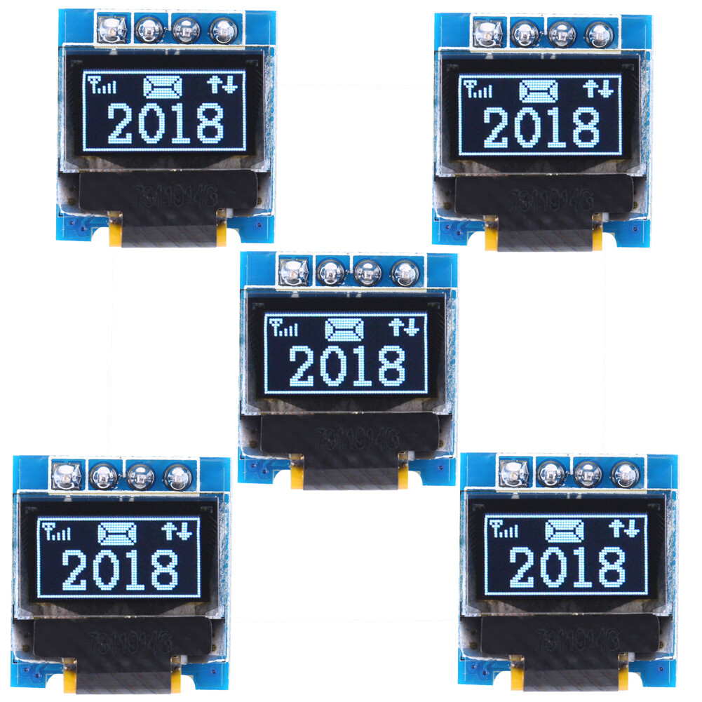 1-10PCS 0.49" inch OLED Display Screen Module SSD1306 64x32 I2C IIC For Arduino