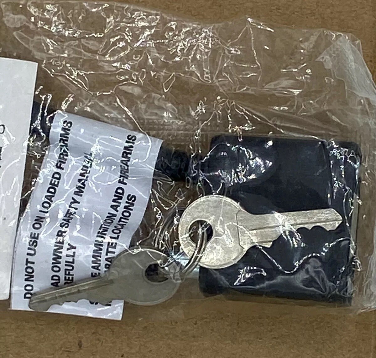 Ruger Black Cable Gun Lock W/ Instructions & 2 Keys NEW