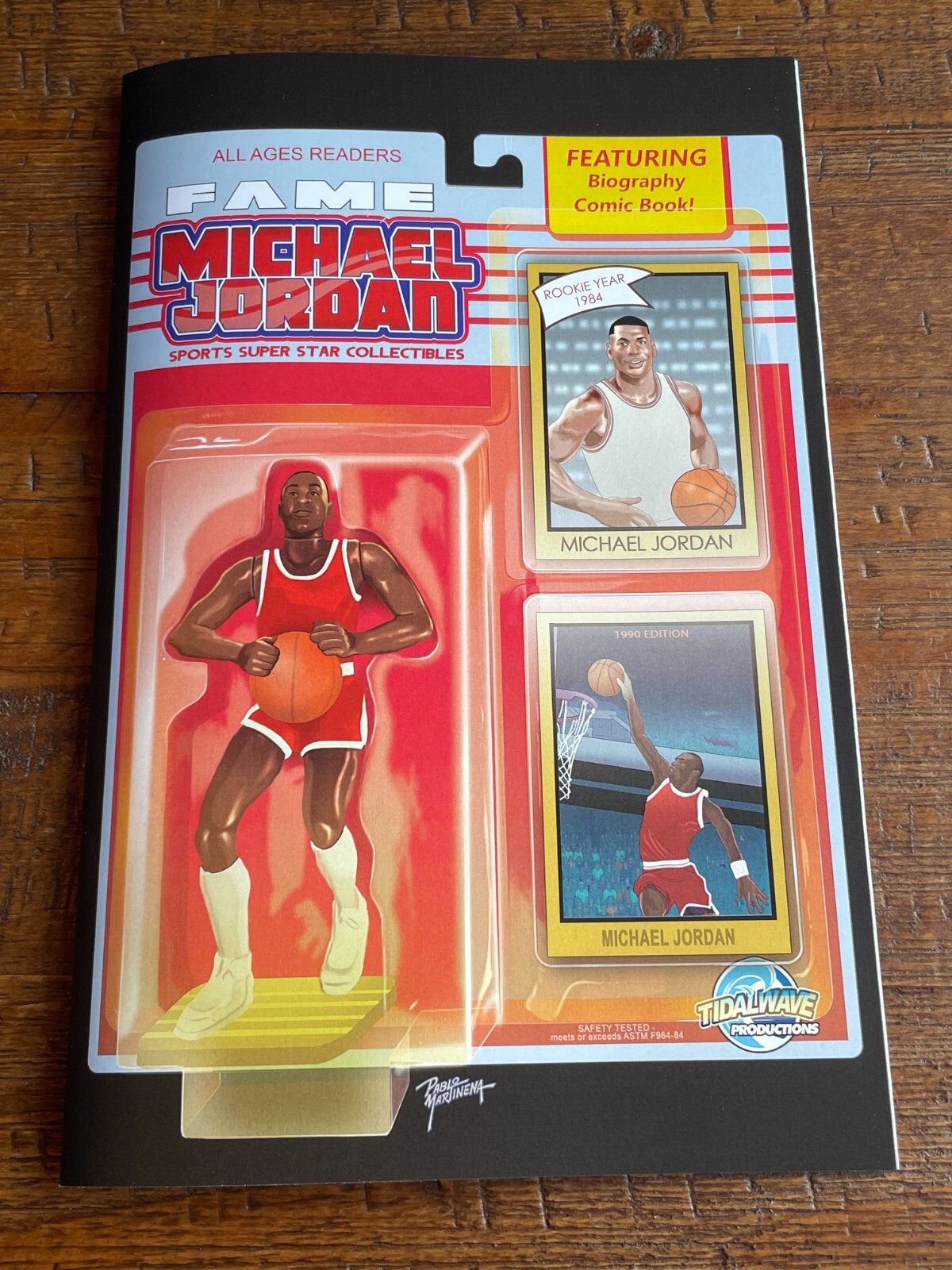FAME MICHAEL JORDAN #1 STARTING LINE-UP ROOKIE FIGURE VARIANT LIMITED TO 99 COPY