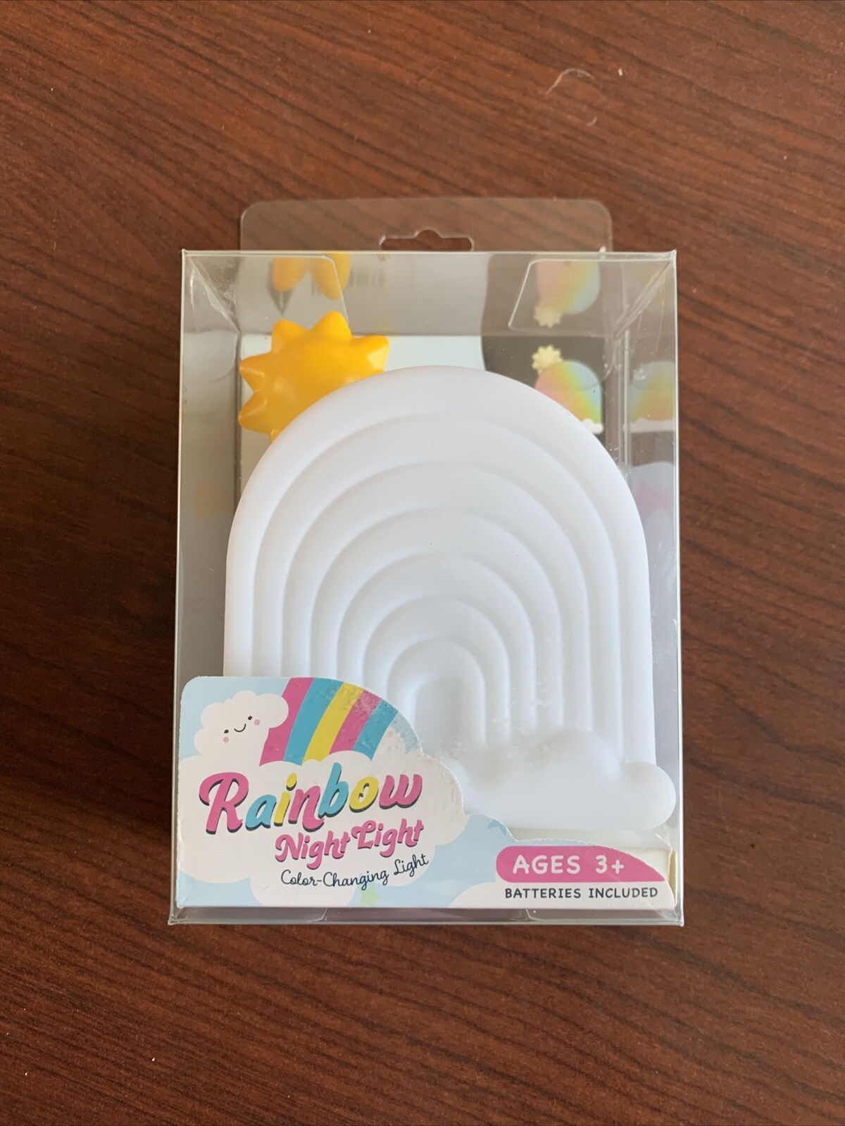 Rainbow Color Changing Night Light Batteries Included Ages 3+ Evriholder