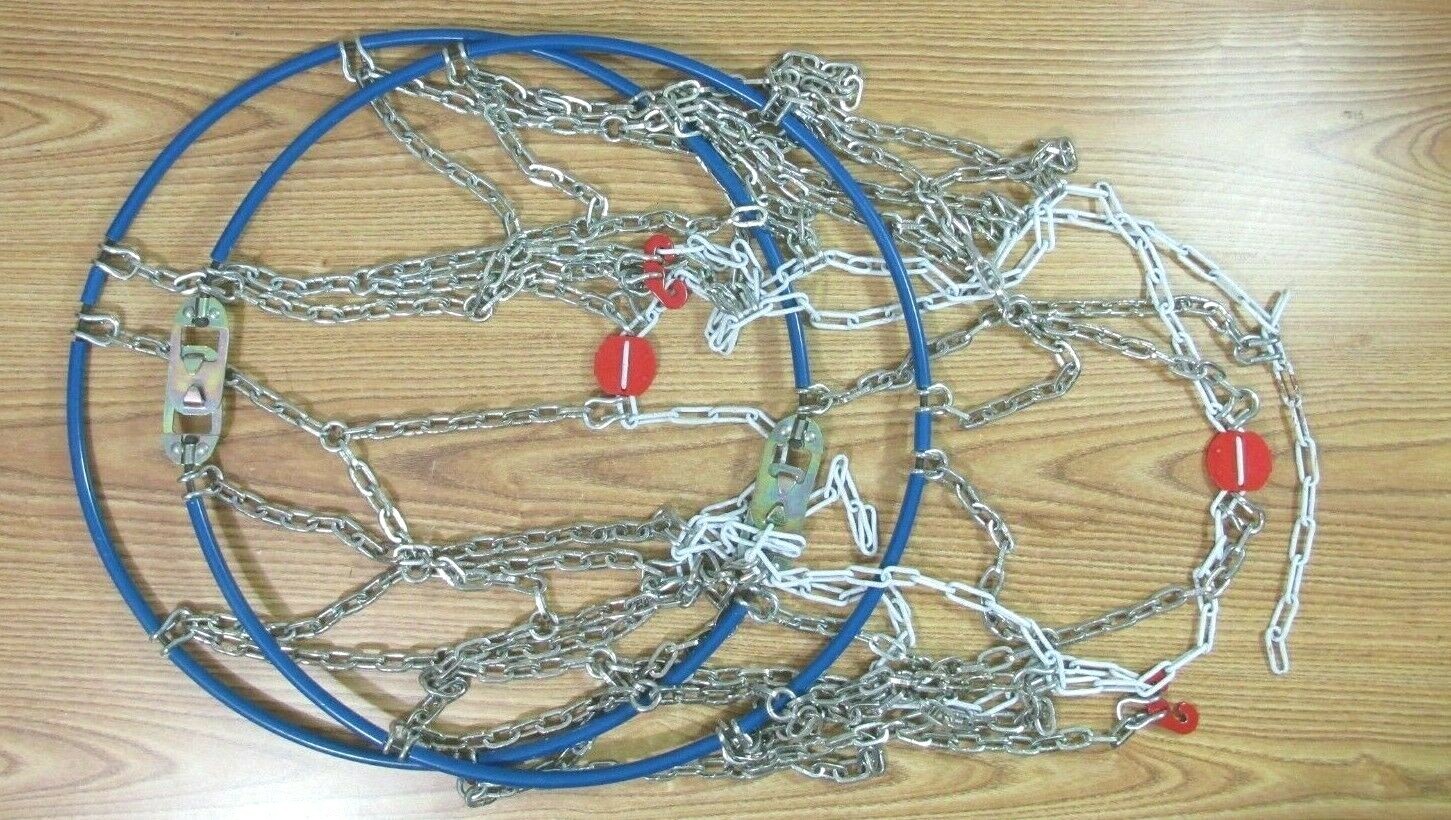 SCC WHITESTAR TIRE CHAINS BY SECURITY CLASS S CLEARANCE EASY MOUNTING