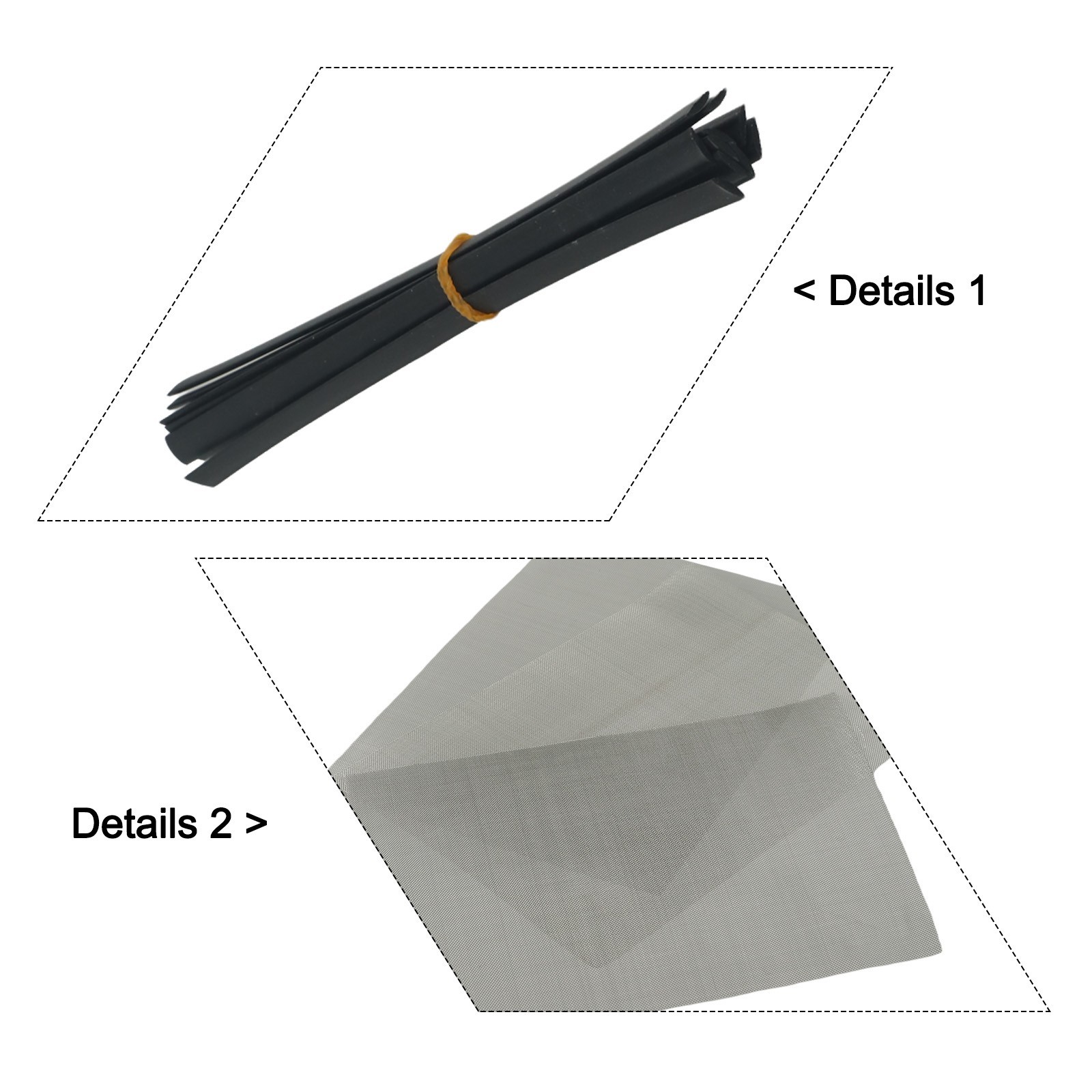 10 Plastic Welding Rods and 3 Repair Mesh for TPO TEO For PP Bumper Repairs