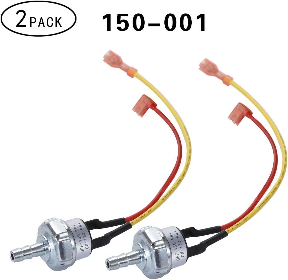 Air Pressure Switch 150 PSI 120 ['silver']
