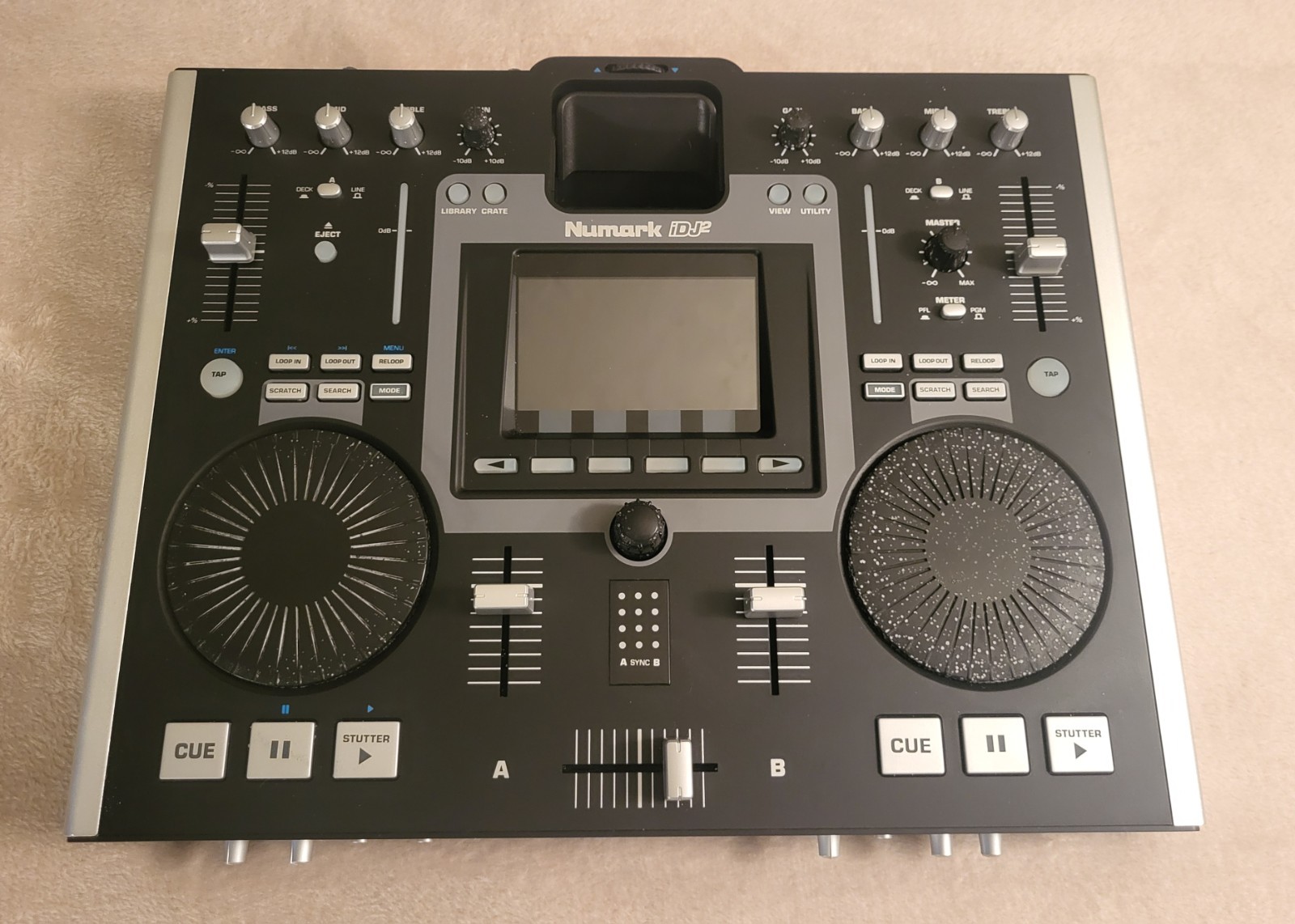 Numark iDJ2 DJ Mixing Console Compatible with iPod Mobile DJ System