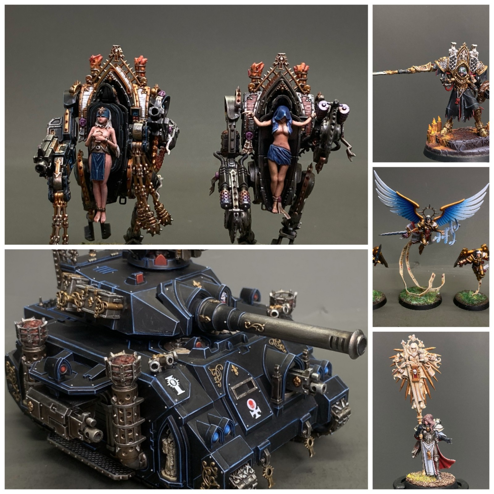Preorder Warhammer 40K  Adepta Sororitas pro Painted Mini sisters of battle