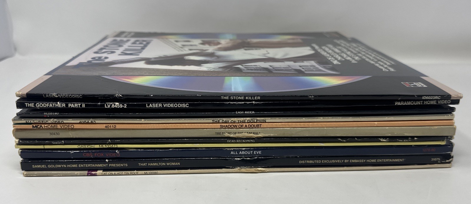 Classic Hollywood Laserdisc Lot 11 Gaslight All About Eve Godfather II Bogart