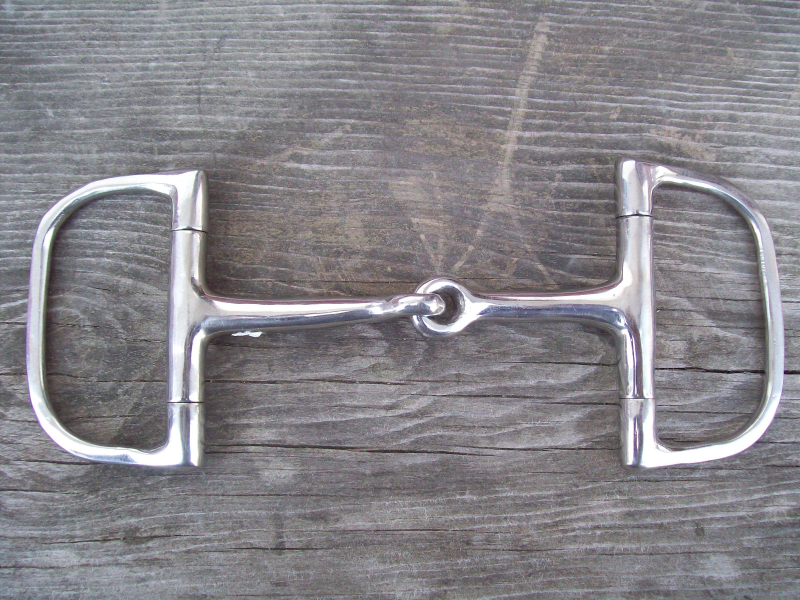 Dee Bit 5" Stainless steel snaffle mouth riding western