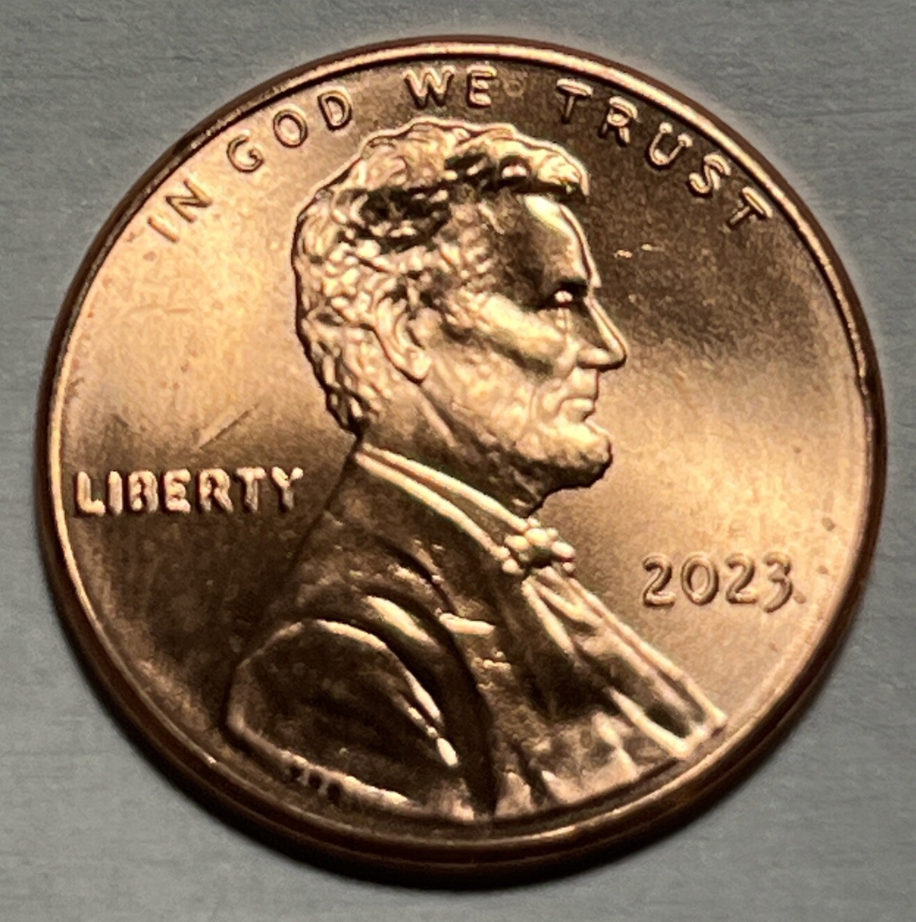 2023 Lincoln Shield Cent Die Crack Error Over Liberty