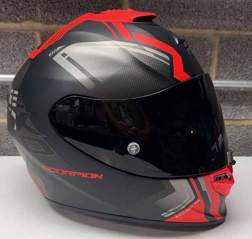 Scorpion Exo Exo-ST1400 EVO CARBON Motorcycle Helmet Air Matte Black Orange XL