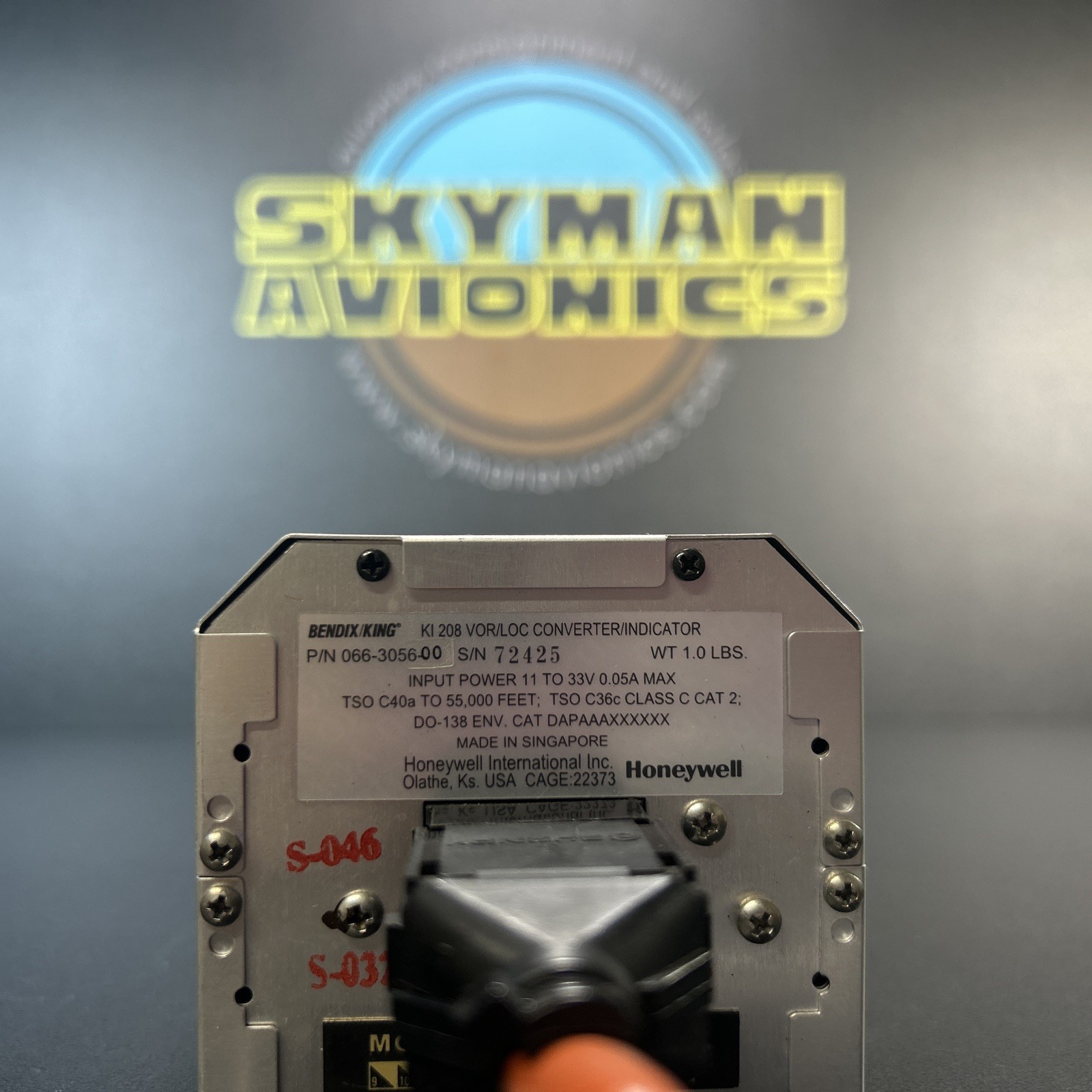 King KI 208 VOR/LOC Indicator