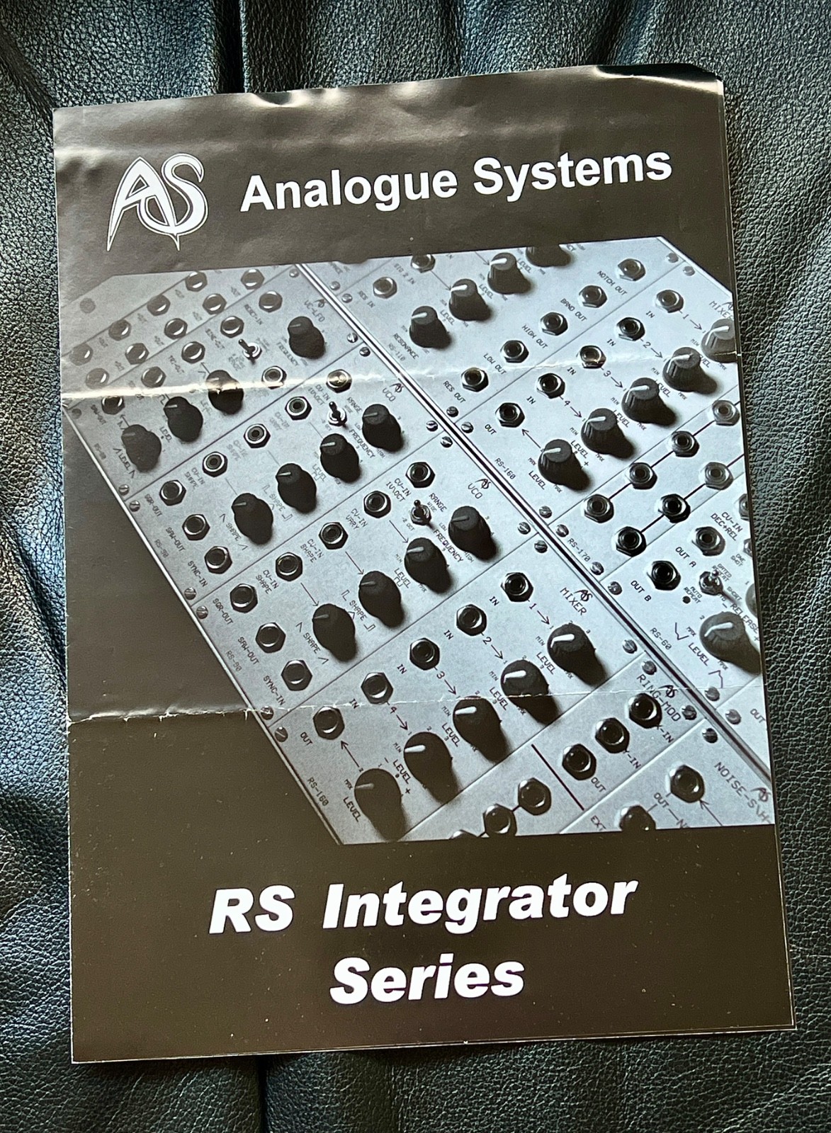 AS Analogue Systems brochure, Integrator Series , 4 pages vintage original