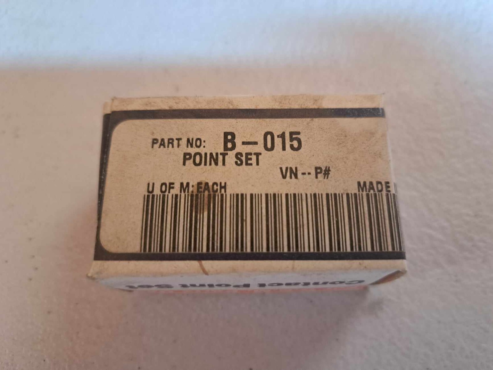 M.G.W. Contact Snowmobile Points B-015