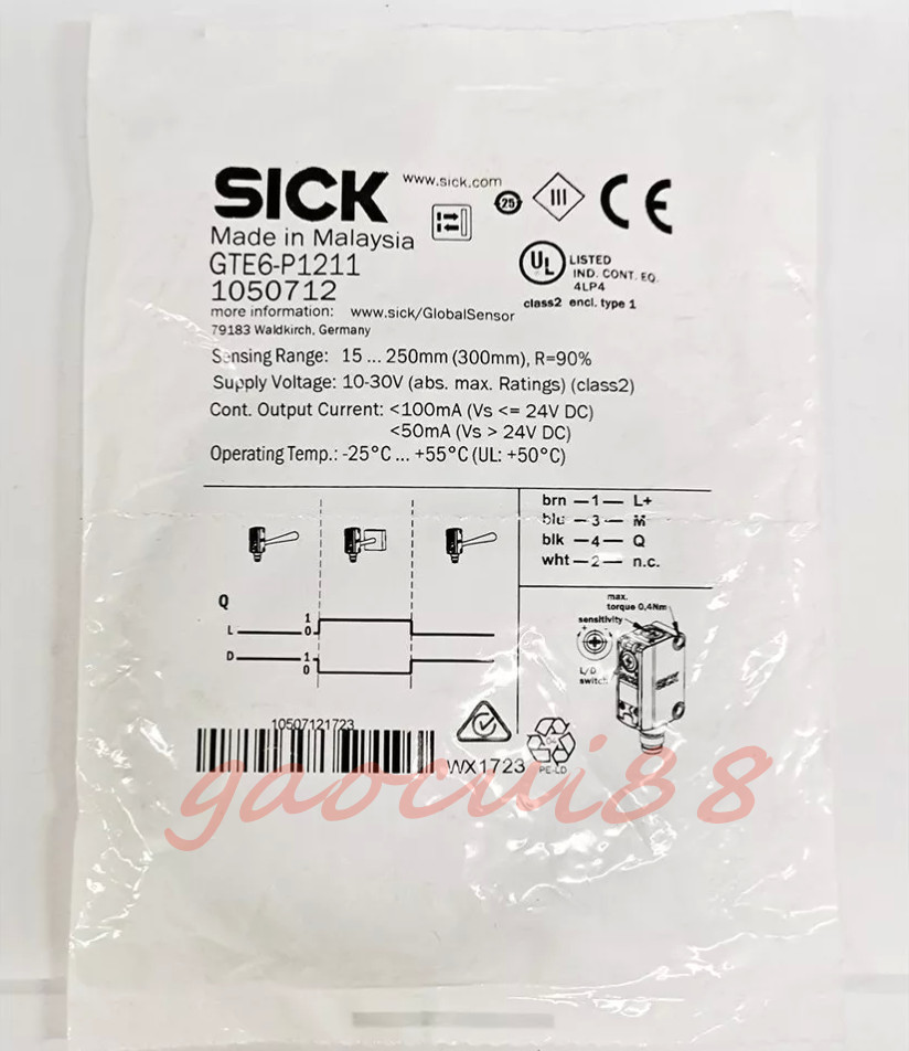 GTE6-P1211 SICK 1050712 Photoelectric Sensor NEW 1PC fast delivery free shipping