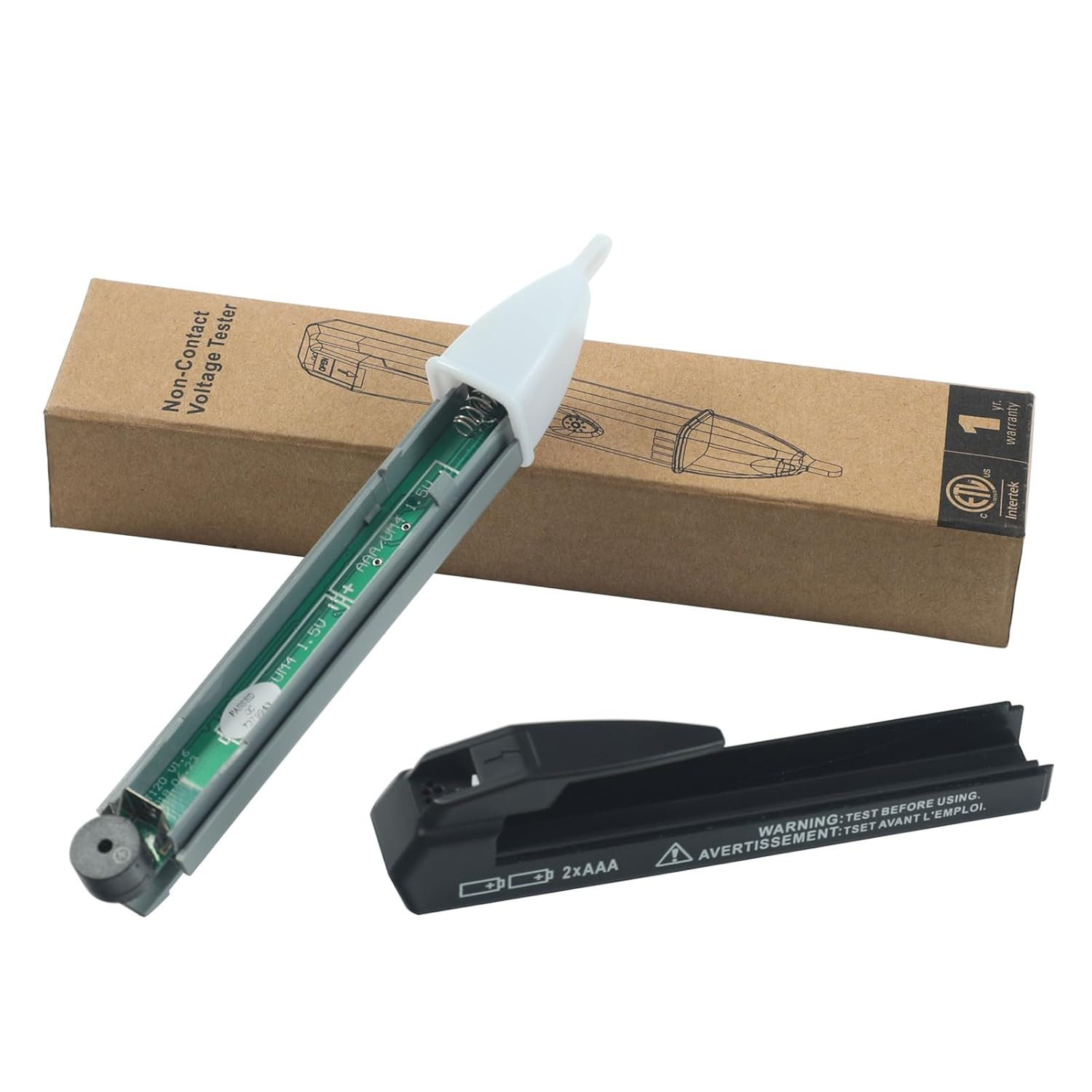Non-Contact Voltage Tester Tools,Led Flashlight,Buzzer Alarm,Ac Voltage Detector