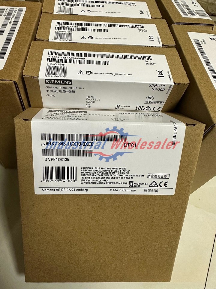 6GK7343-1CX10-0XE0 1PCS Brand New Siemens 6GK7 343-1CX10-0XE0 Fast delivery