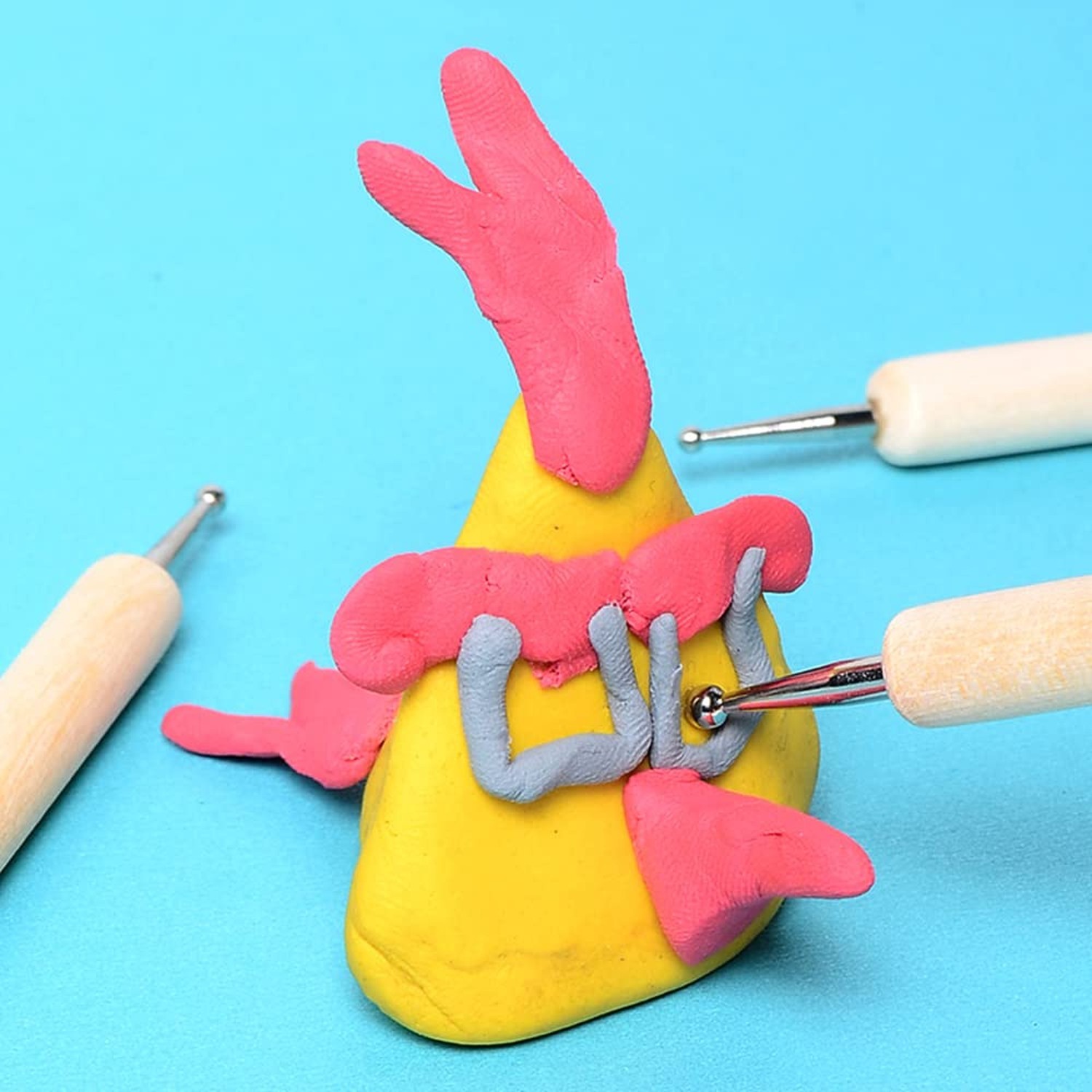 31 Pcs Cake Decorating Tool Set, Fondant Tool, Polymer Clay Tool, Modeling Cl...